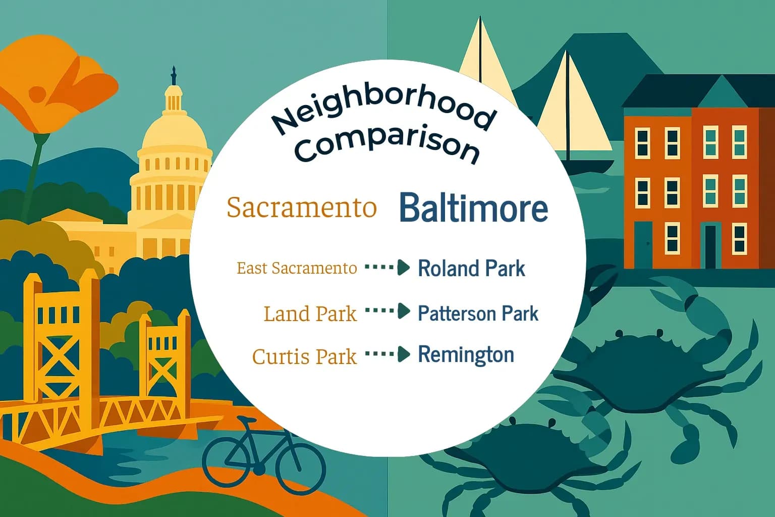Sacramento vs Baltimore Neighborhood Comparison