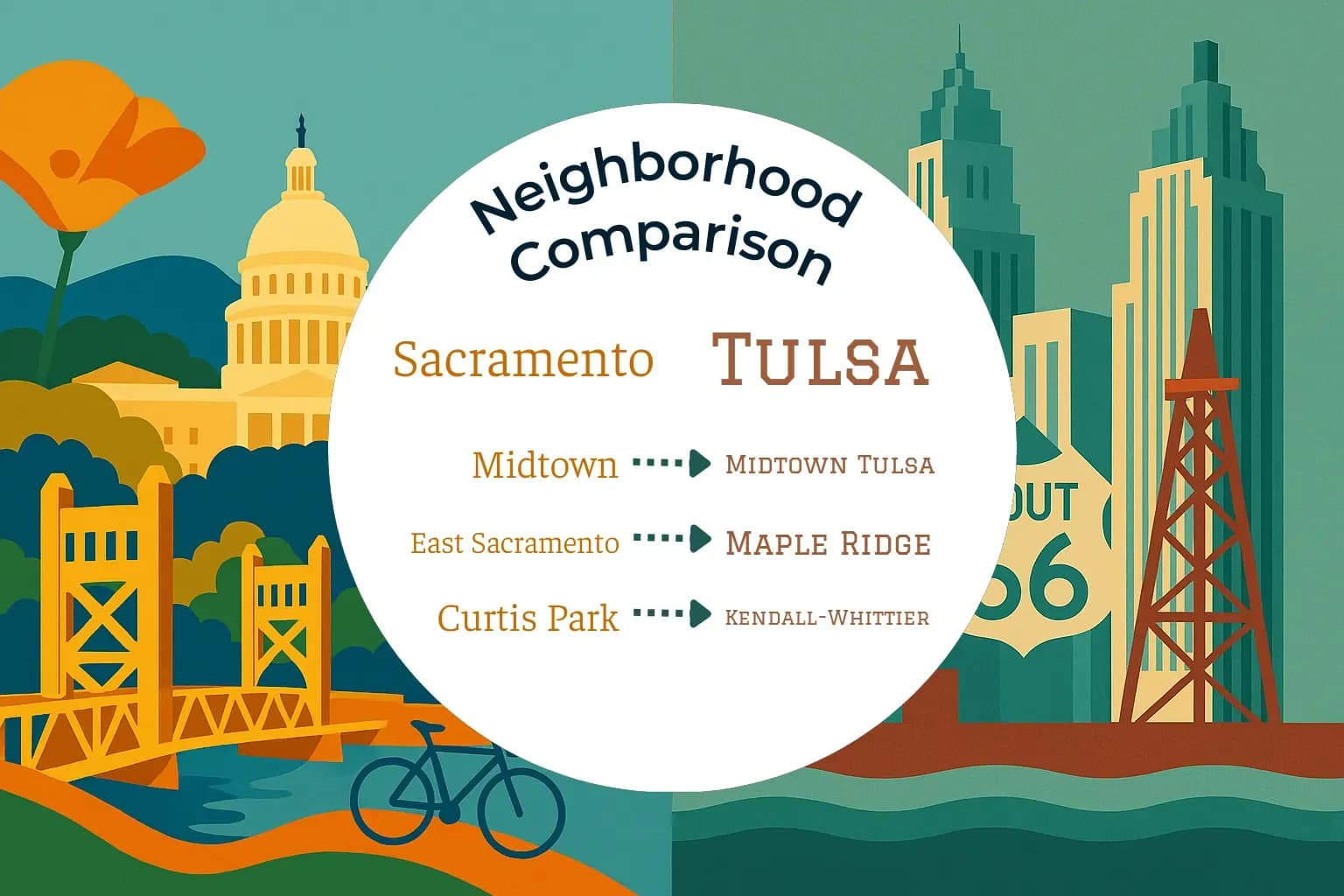 Sacramento vs Tulsa Neighborhood Comparison