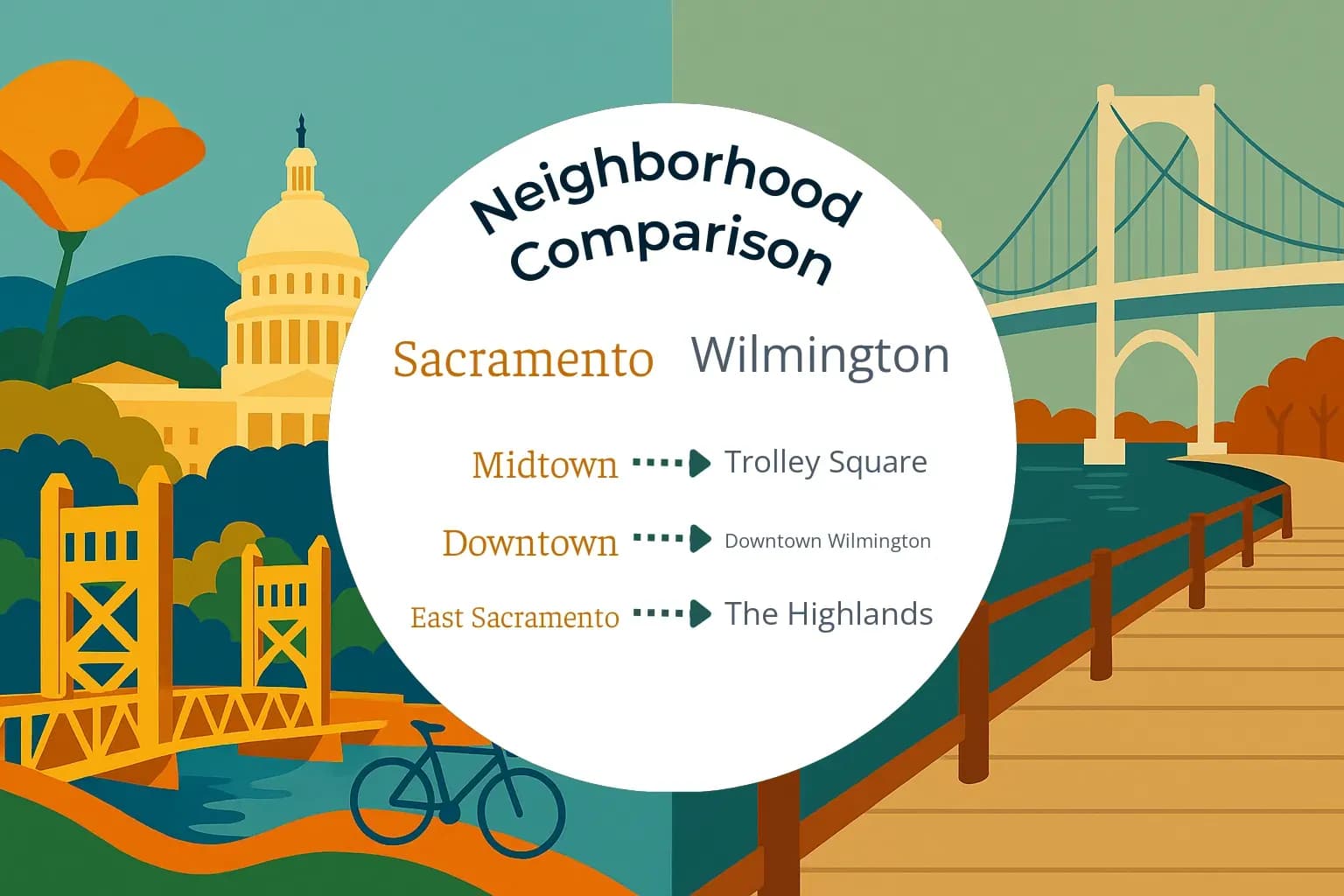 Sacramento vs Wilmington Neighborhood Comparison