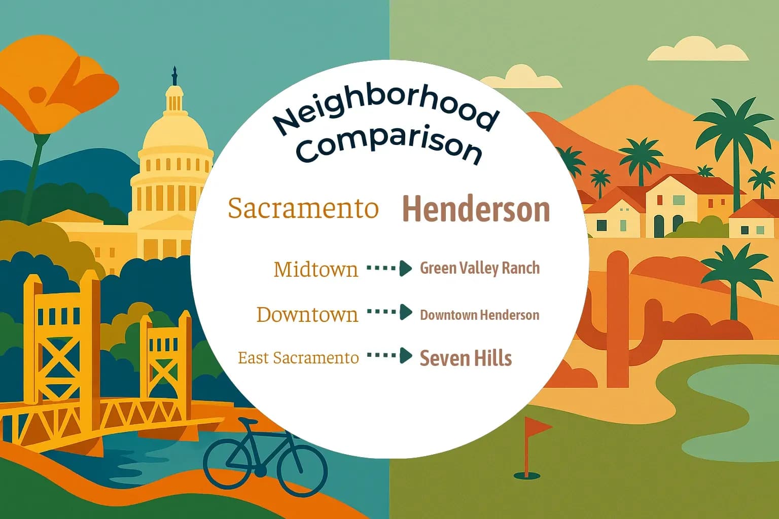 Sacramento vs Henderson Neighborhood Comparison