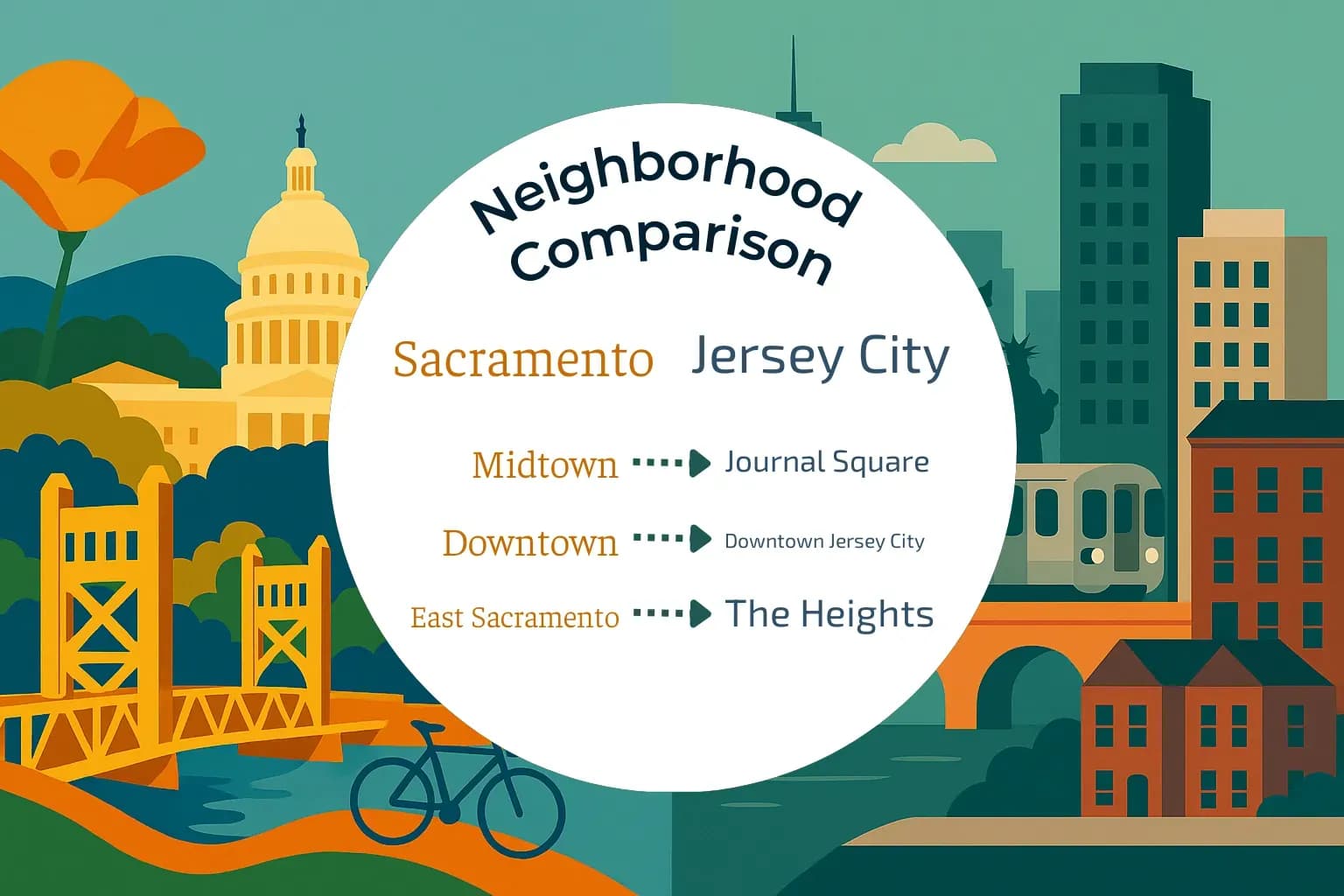 Sacramento vs Jersey City Neighborhood Comparison