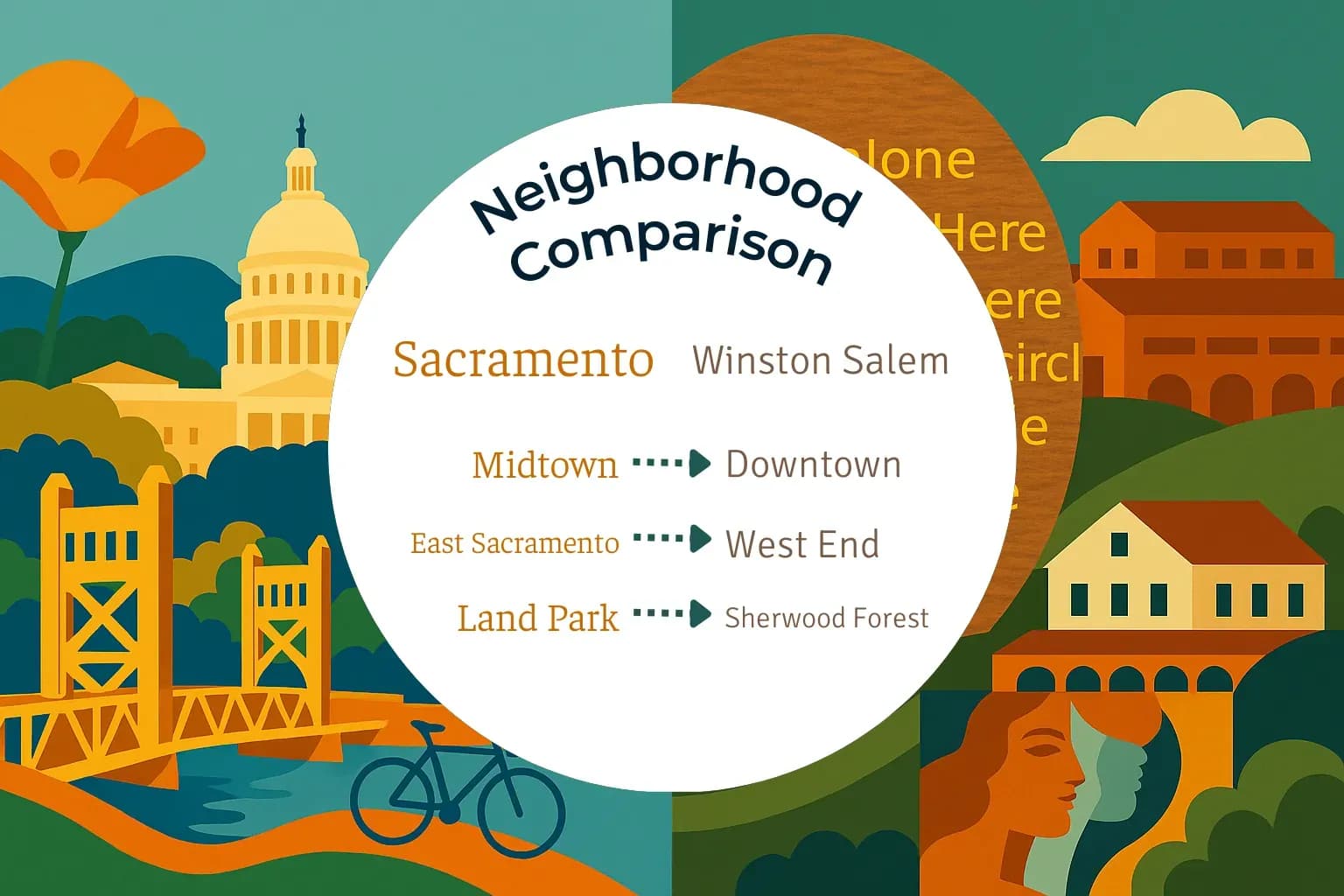 Sacramento vs Winston Salem Neighborhood Comparison