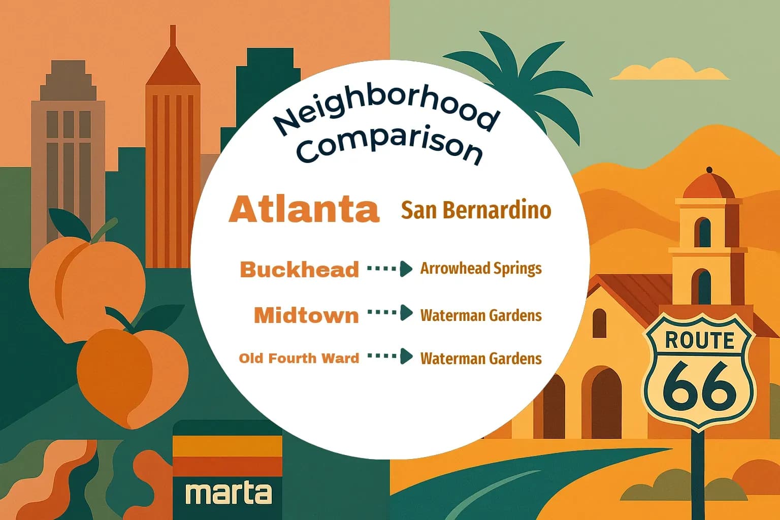 Atlanta vs San Bernardino Neighborhood Comparison