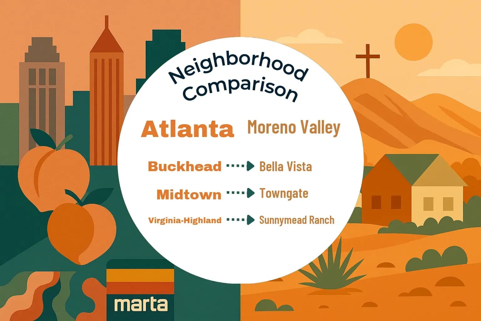 Atlanta vs Moreno Valley Neighborhood Comparison