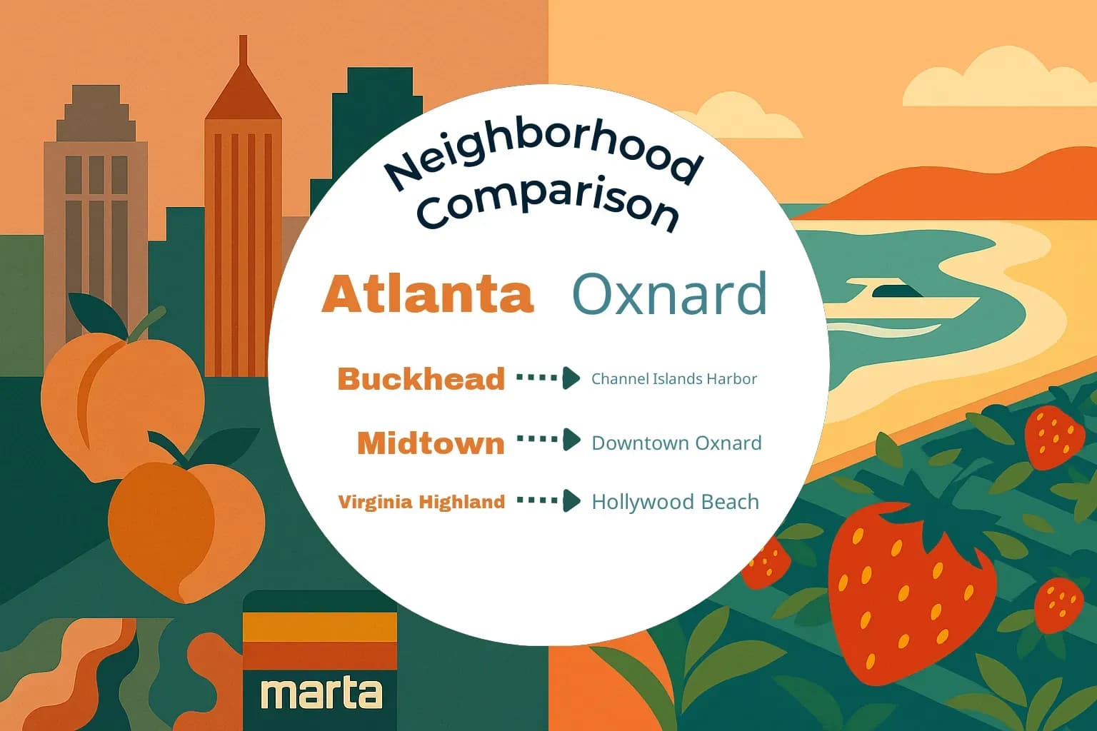 Atlanta vs Oxnard Neighborhood Comparison