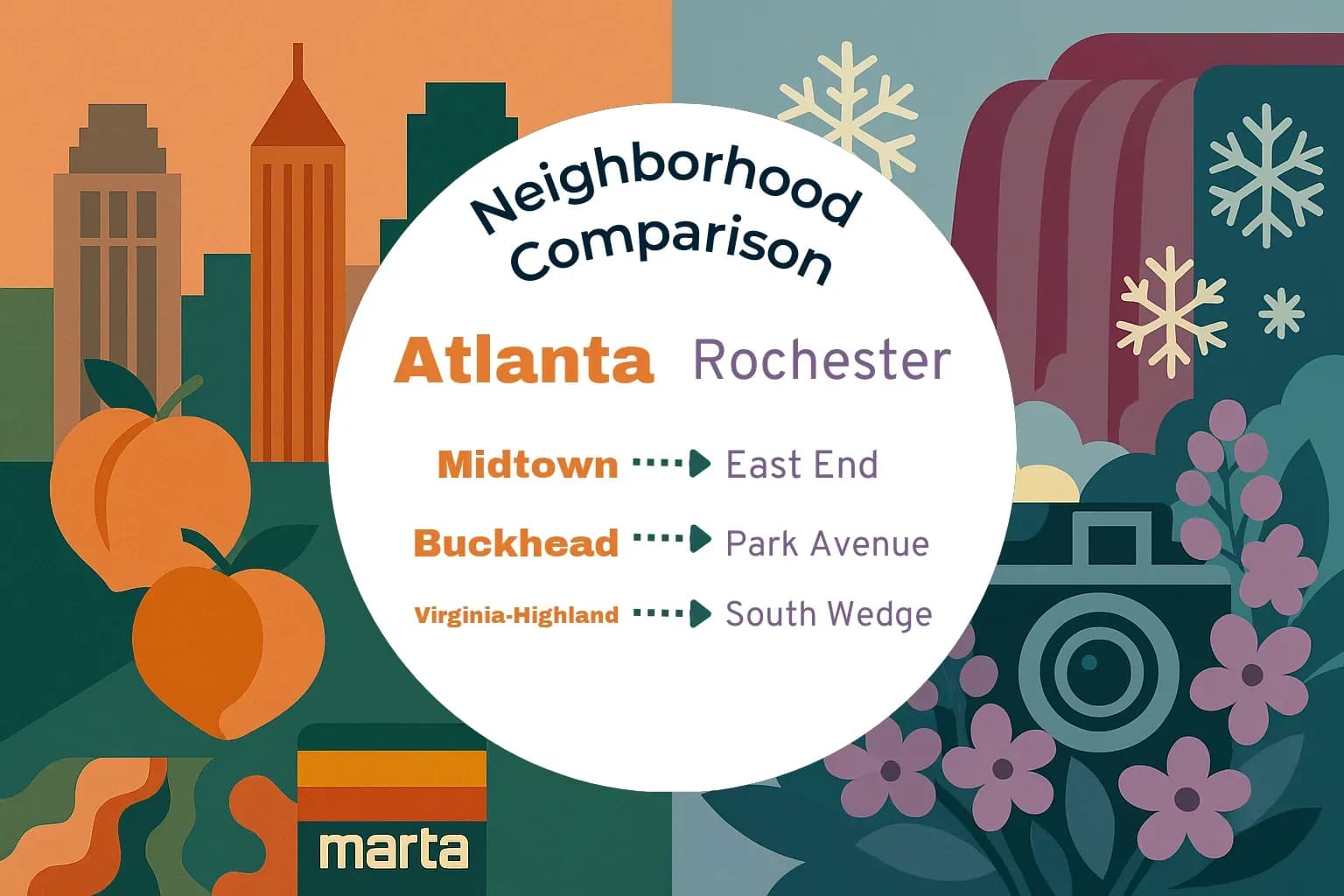 Atlanta vs Rochester Neighborhood Comparison