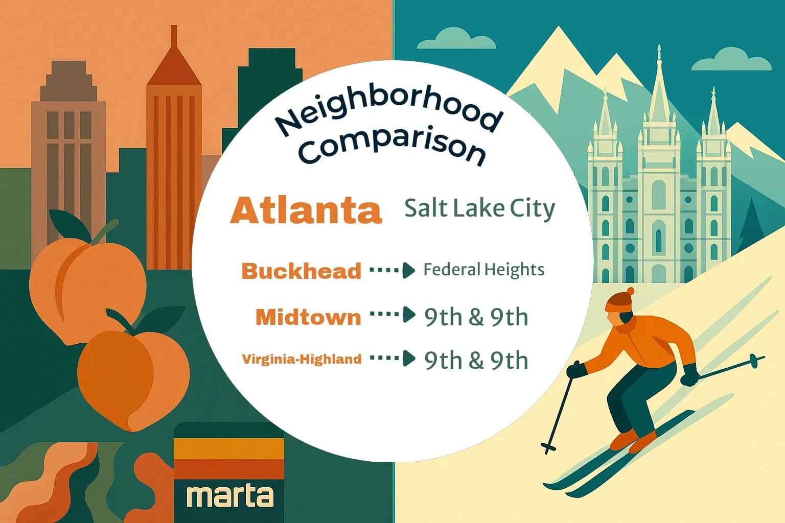 Atlanta vs Salt Lake City Neighborhood Comparison