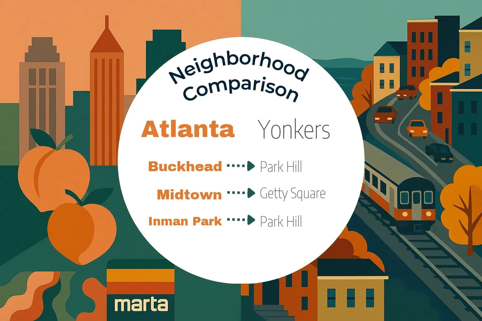 Atlanta vs Yonkers Neighborhood Comparison