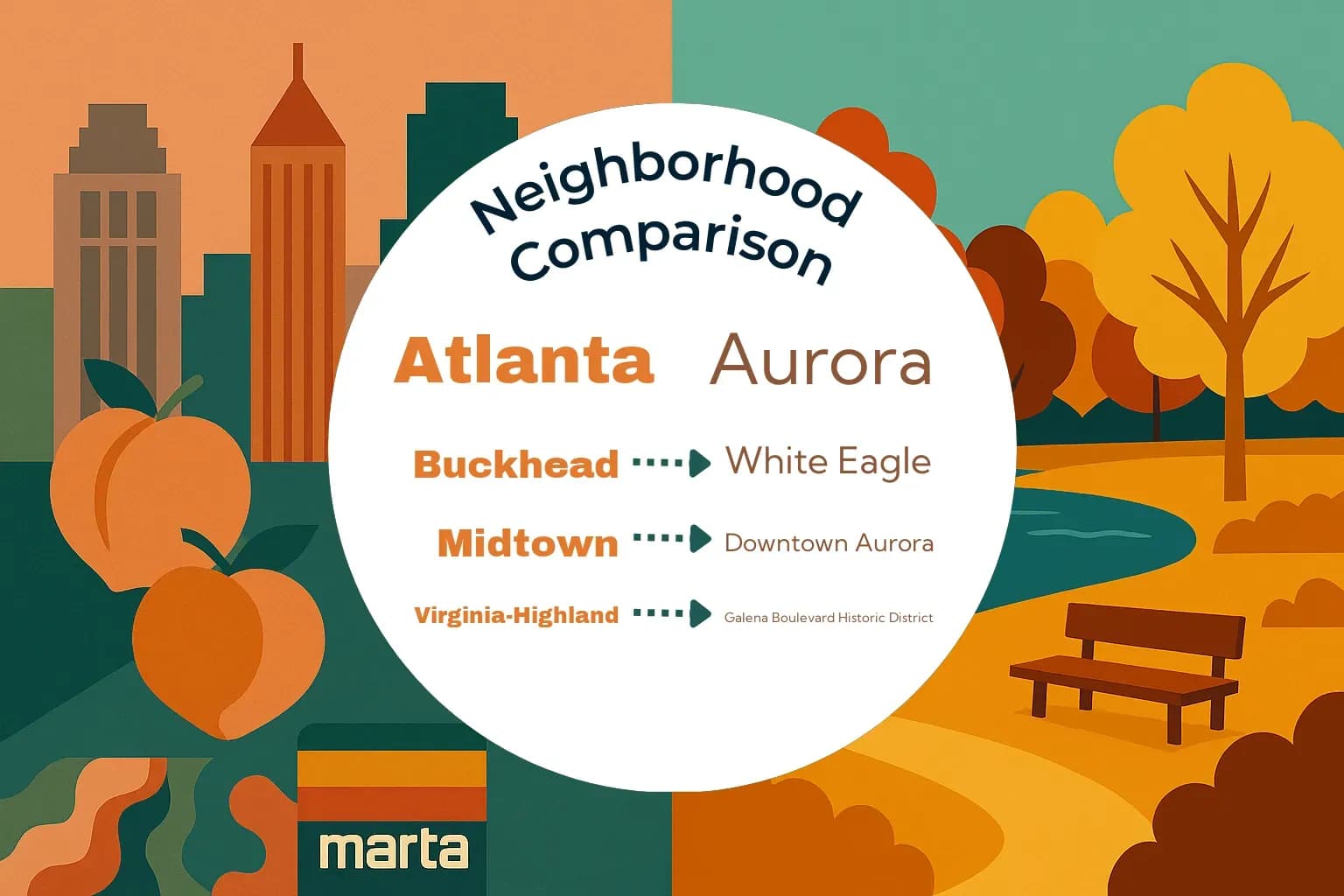 Atlanta vs Aurora Neighborhood Comparison