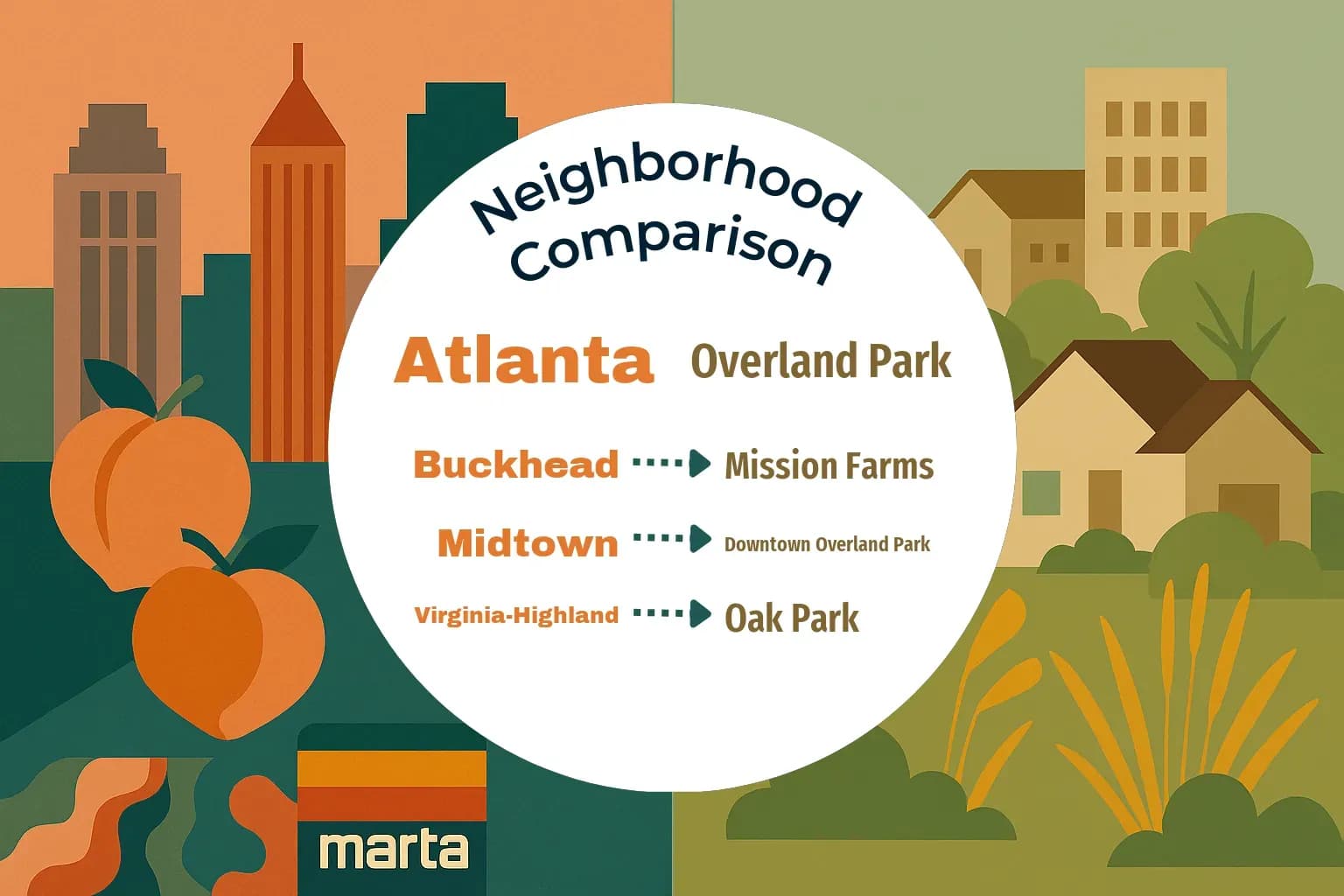 Atlanta vs Overland Park Neighborhood Comparison