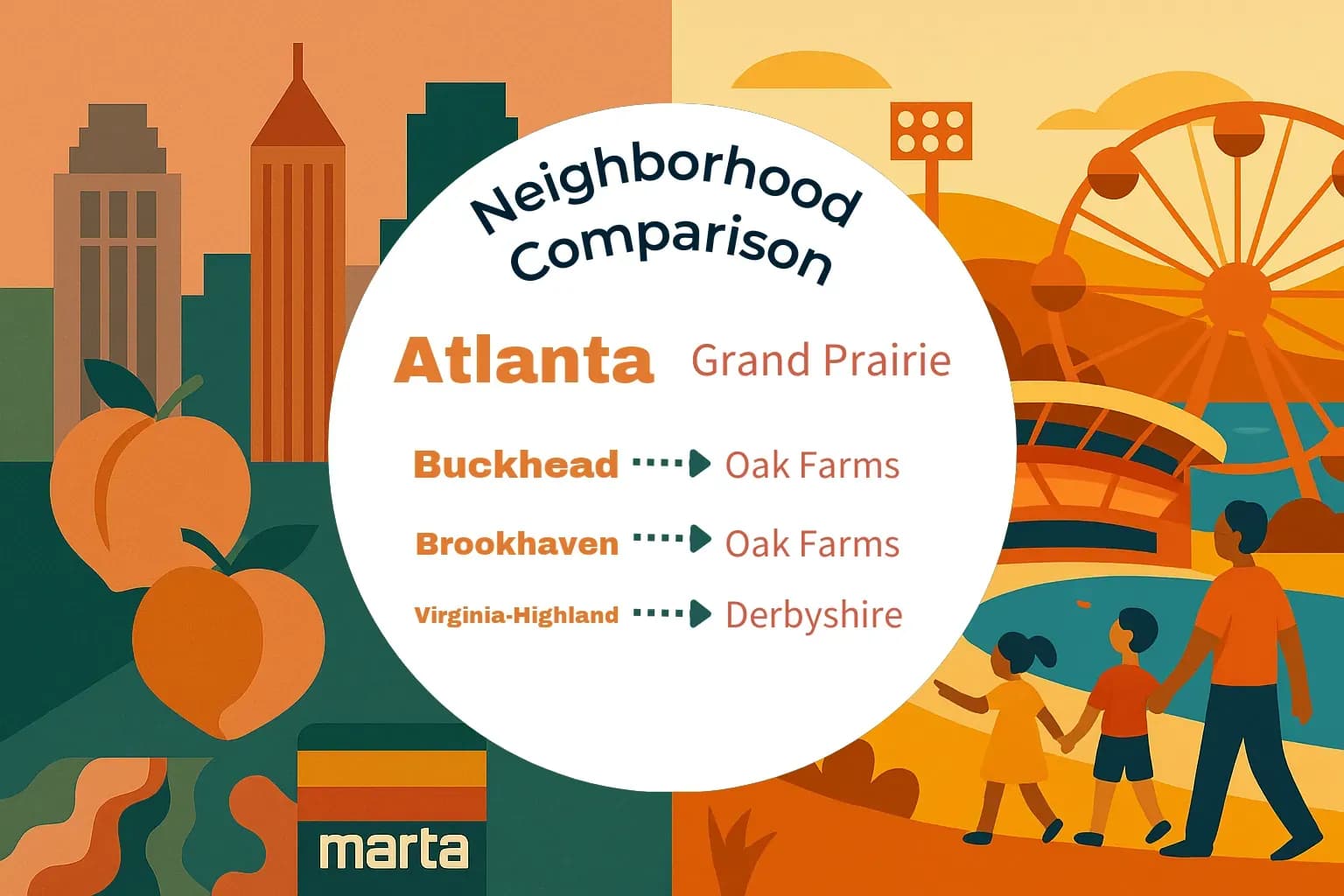 Atlanta vs Grand Prairie Neighborhood Comparison