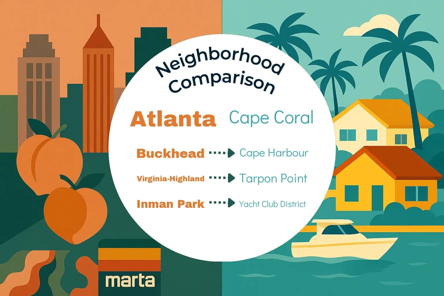 Atlanta vs Cape Coral Neighborhood Comparison