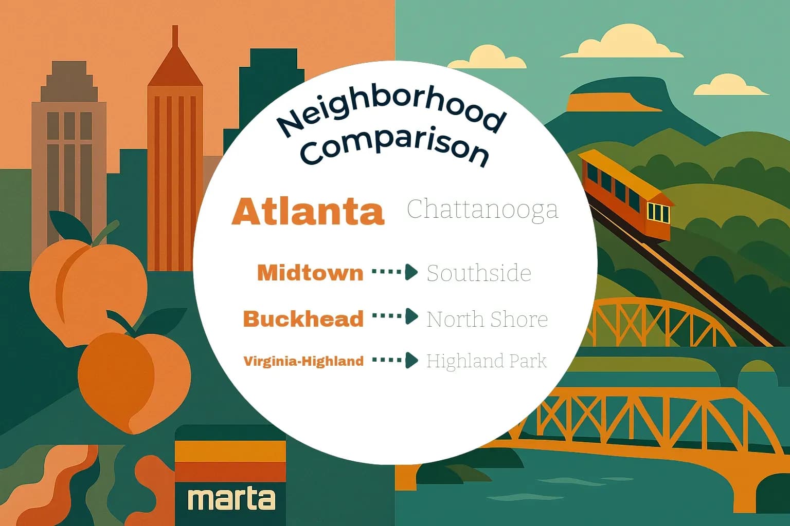 Atlanta vs Chattanooga Neighborhood Comparison
