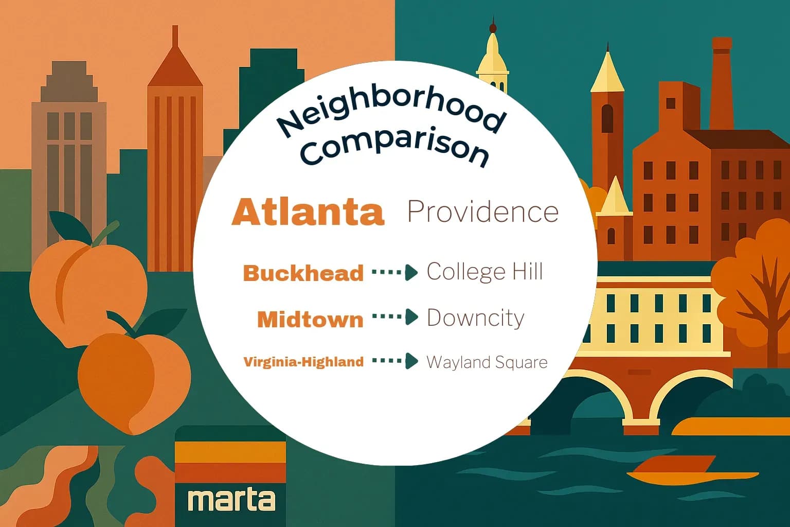 Atlanta vs Providence Neighborhood Comparison