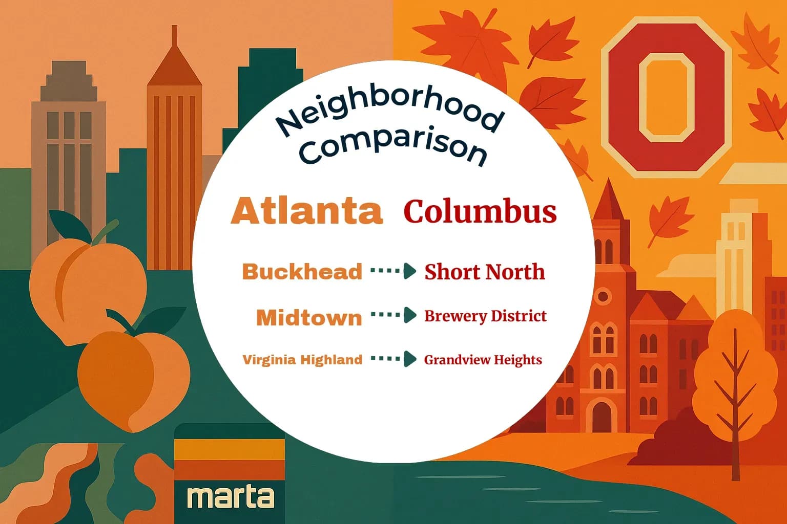 Atlanta vs Columbus Neighborhood Comparison