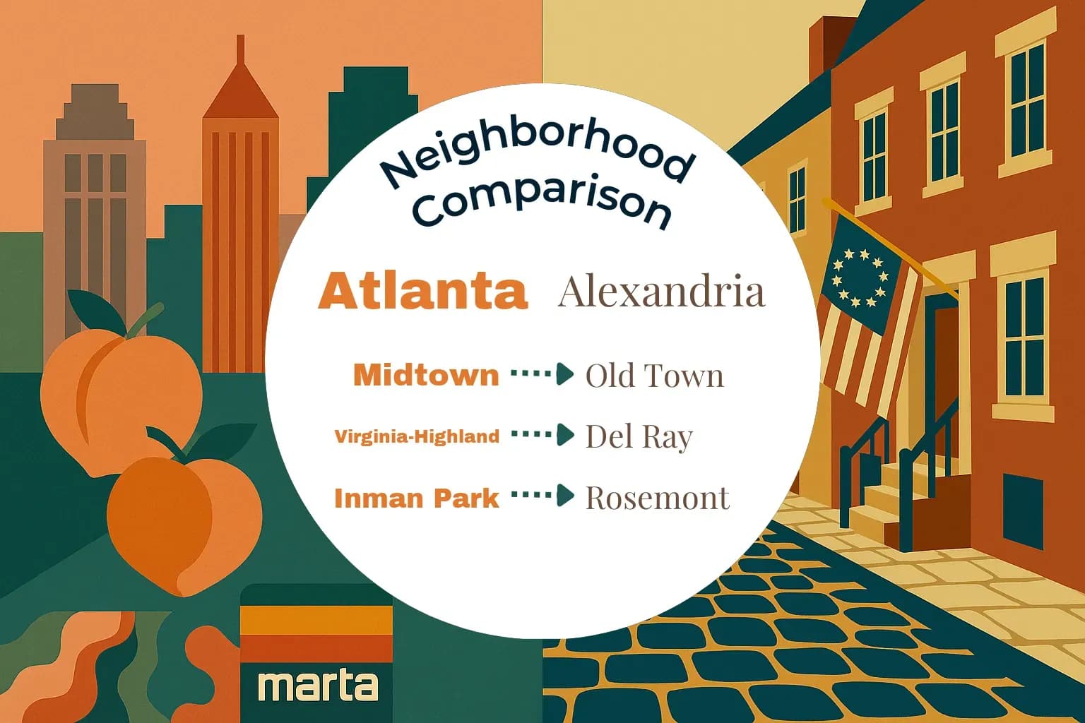 Atlanta vs Alexandria Neighborhood Comparison