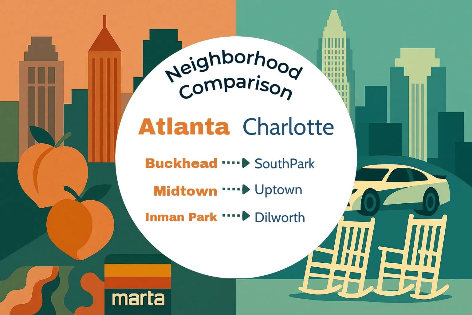 Atlanta vs Charlotte Neighborhood Comparison
