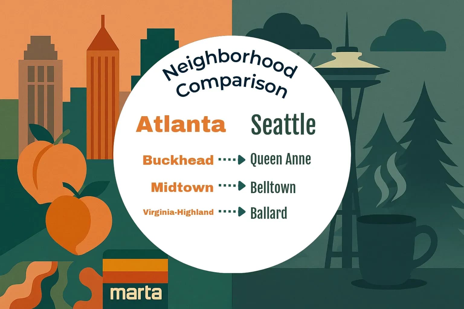 Atlanta vs Seattle Neighborhood Comparison