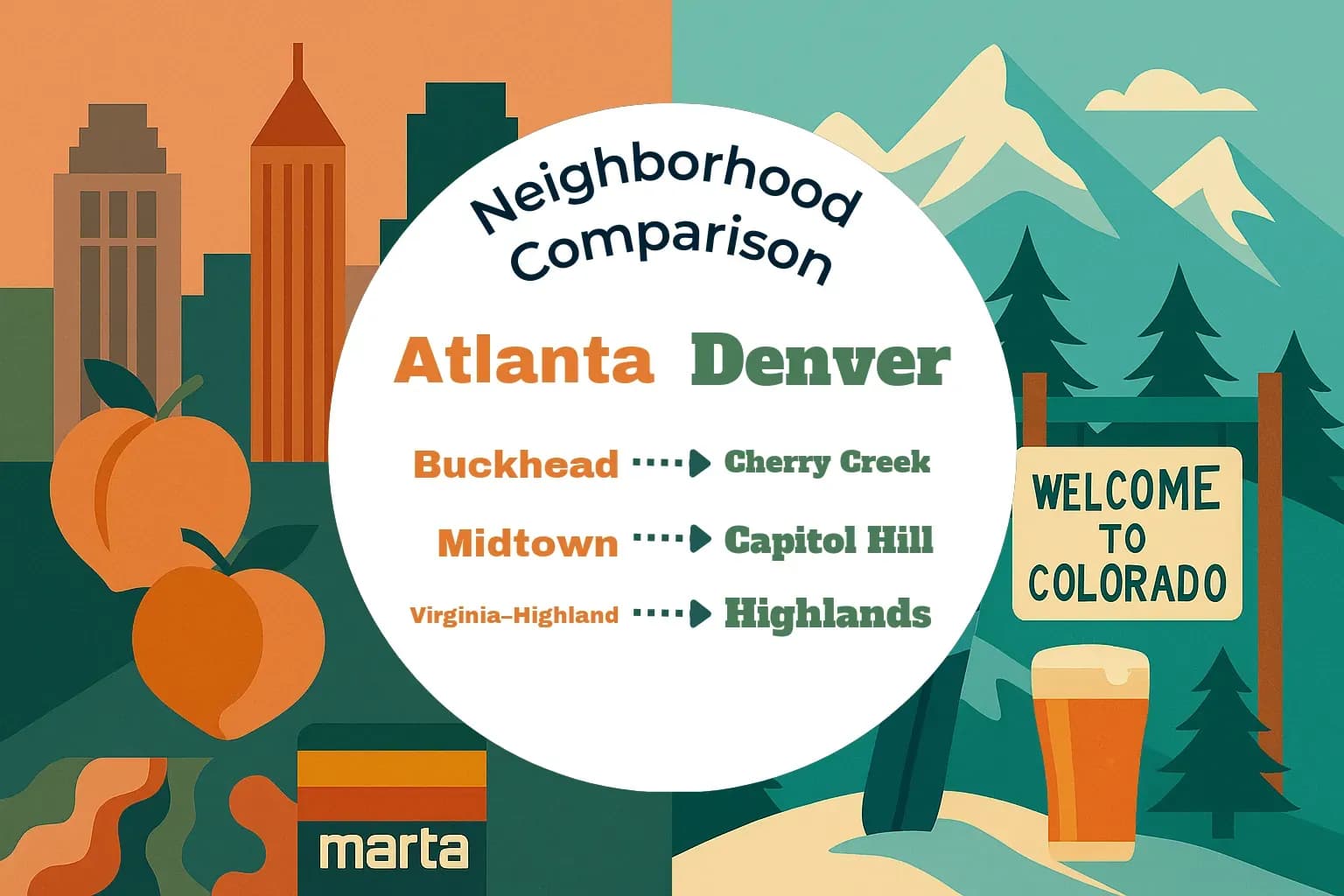 Atlanta vs Denver Neighborhood Comparison