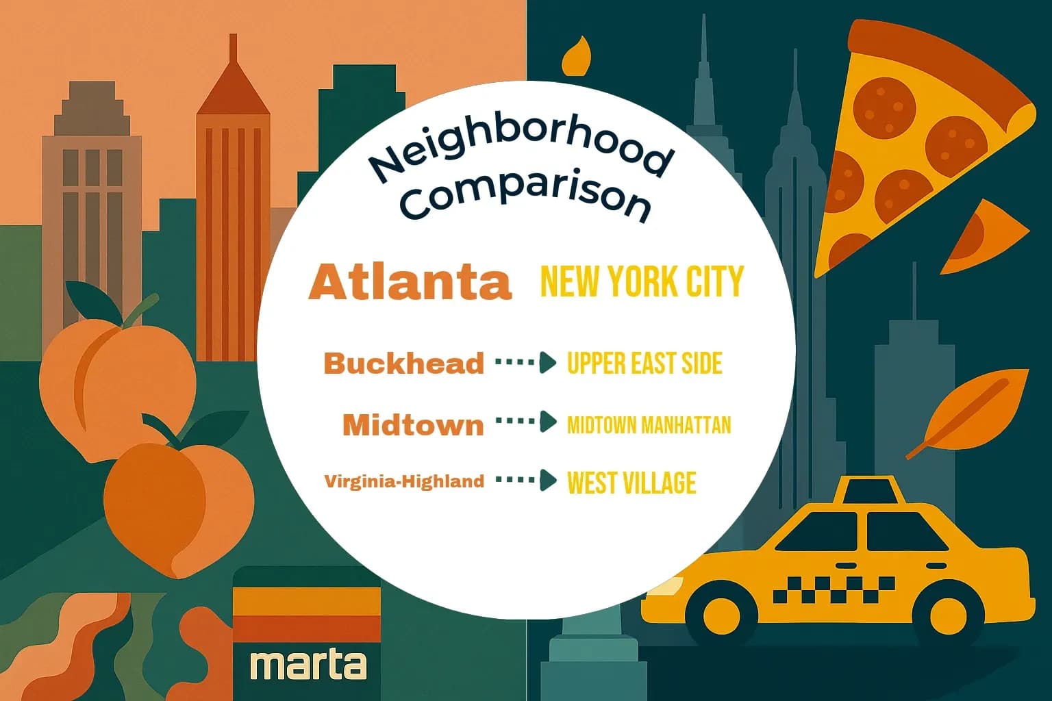 Atlanta vs New York City Neighborhood Comparison