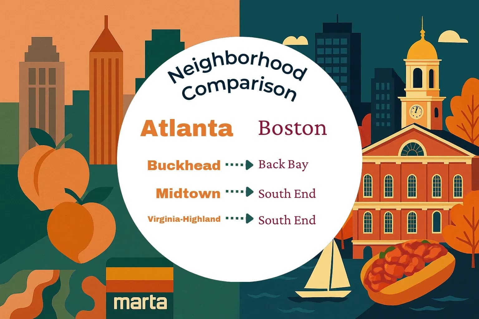 Atlanta vs Boston Neighborhood Comparison