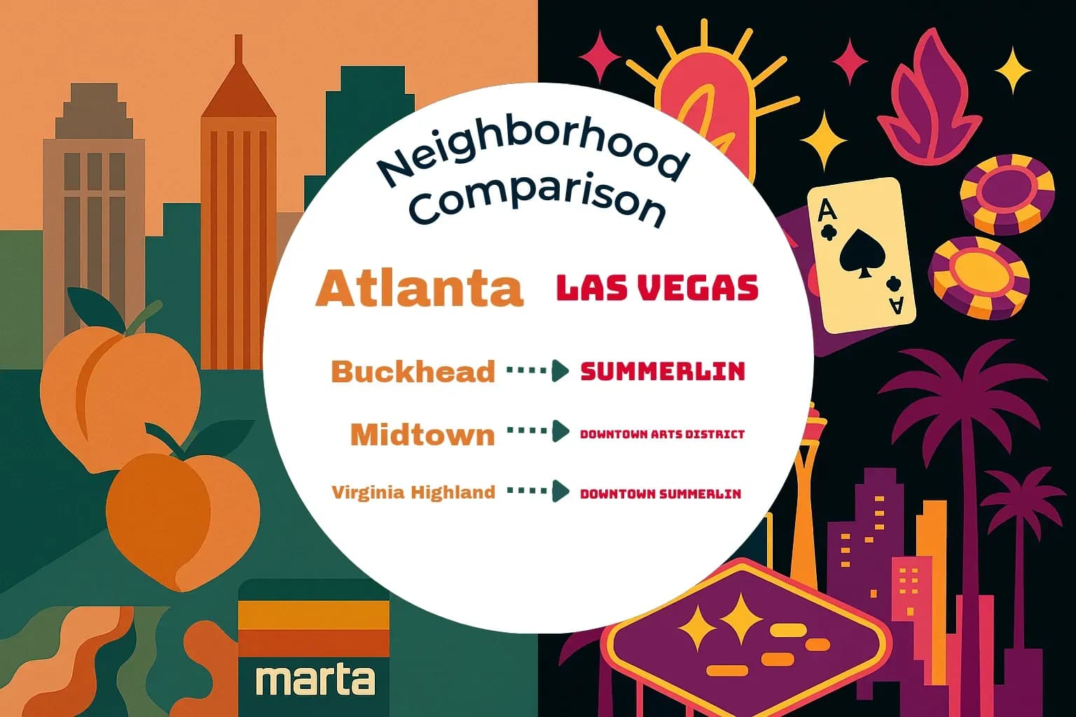 Atlanta vs Las Vegas Neighborhood Comparison