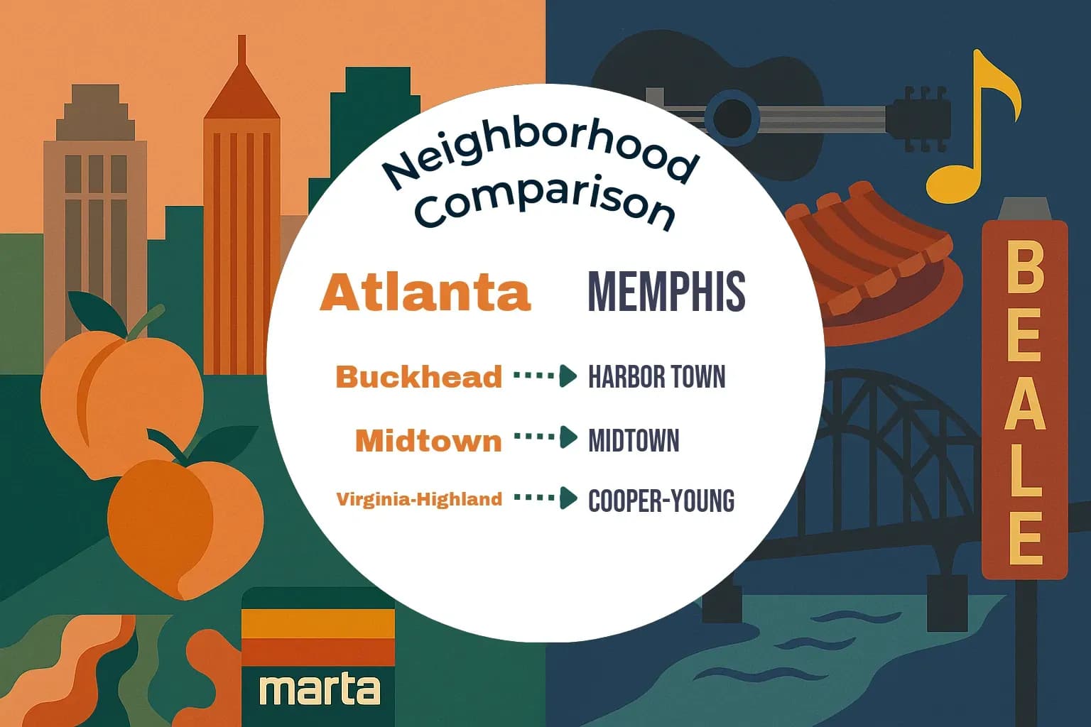 Atlanta vs Memphis Neighborhood Comparison