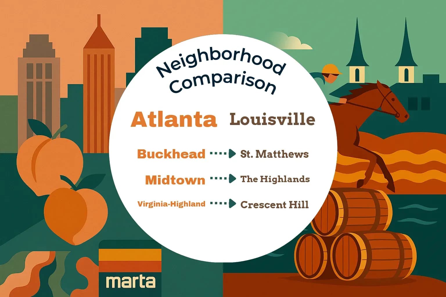 Atlanta vs Louisville Neighborhood Comparison