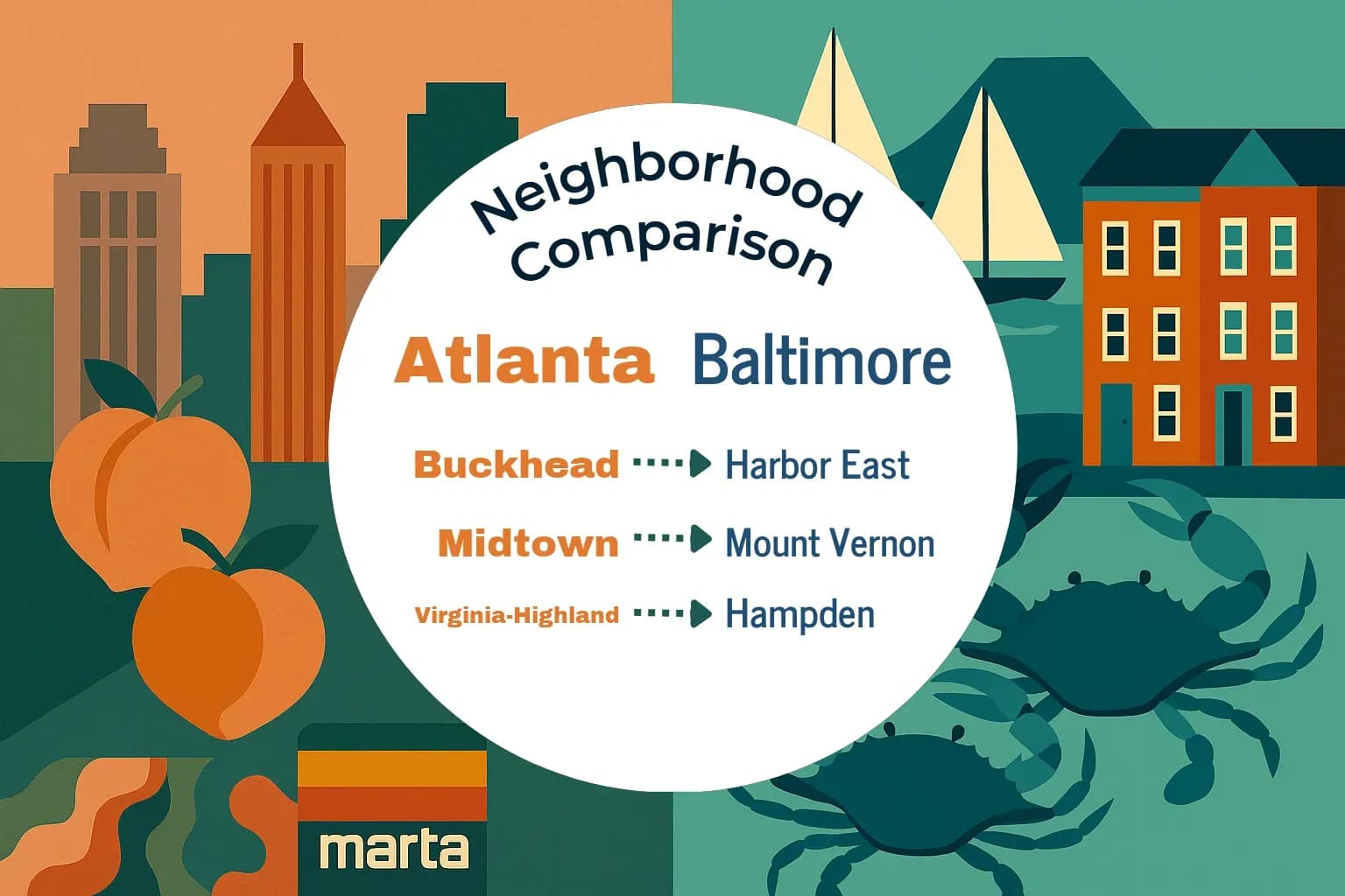 Atlanta vs Baltimore Neighborhood Comparison
