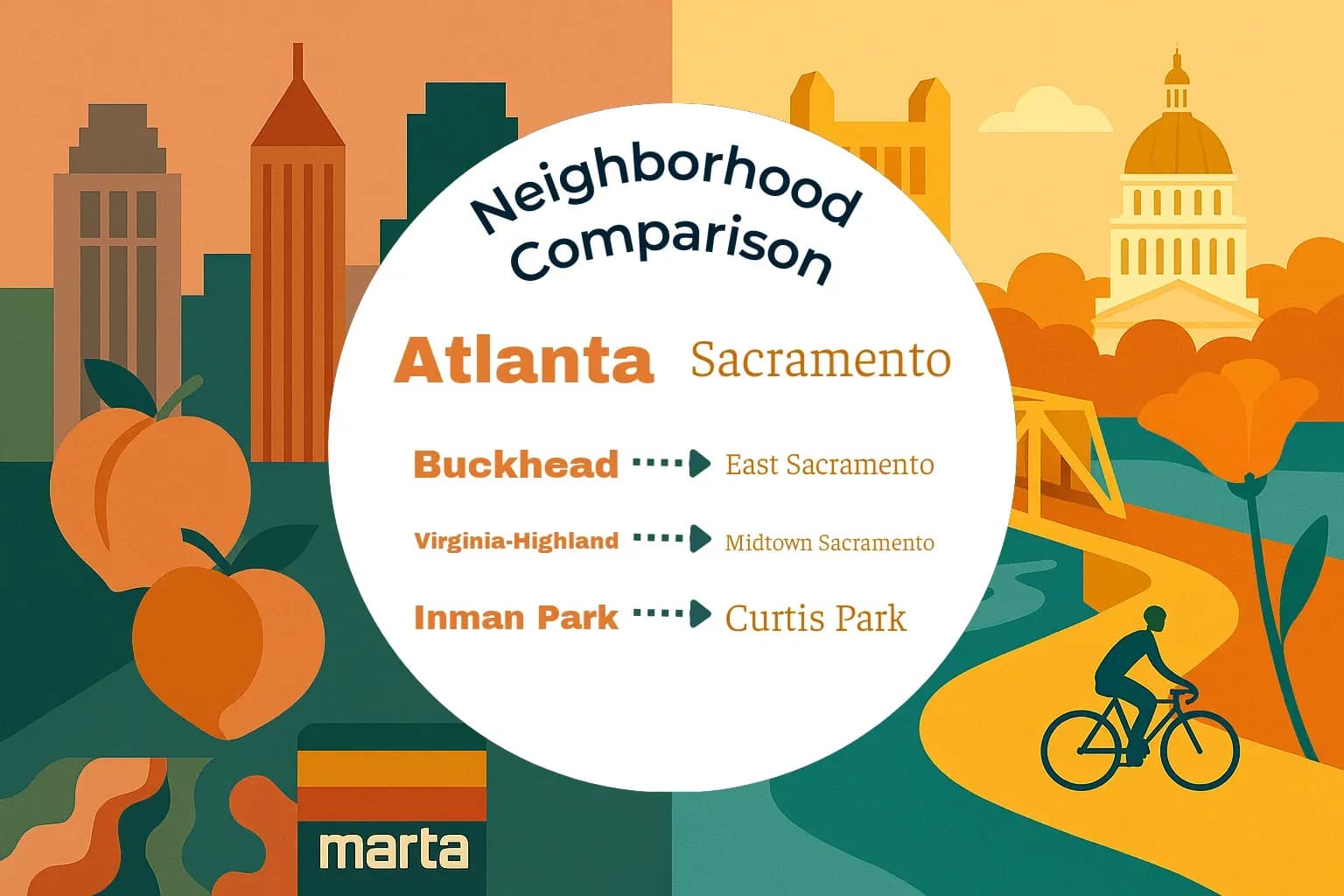 Atlanta vs Sacramento Neighborhood Comparison