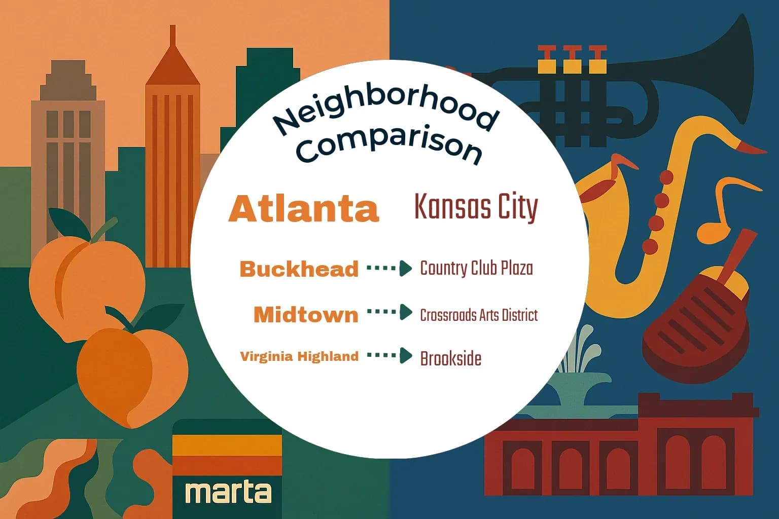 Atlanta vs Kansas City Neighborhood Comparison