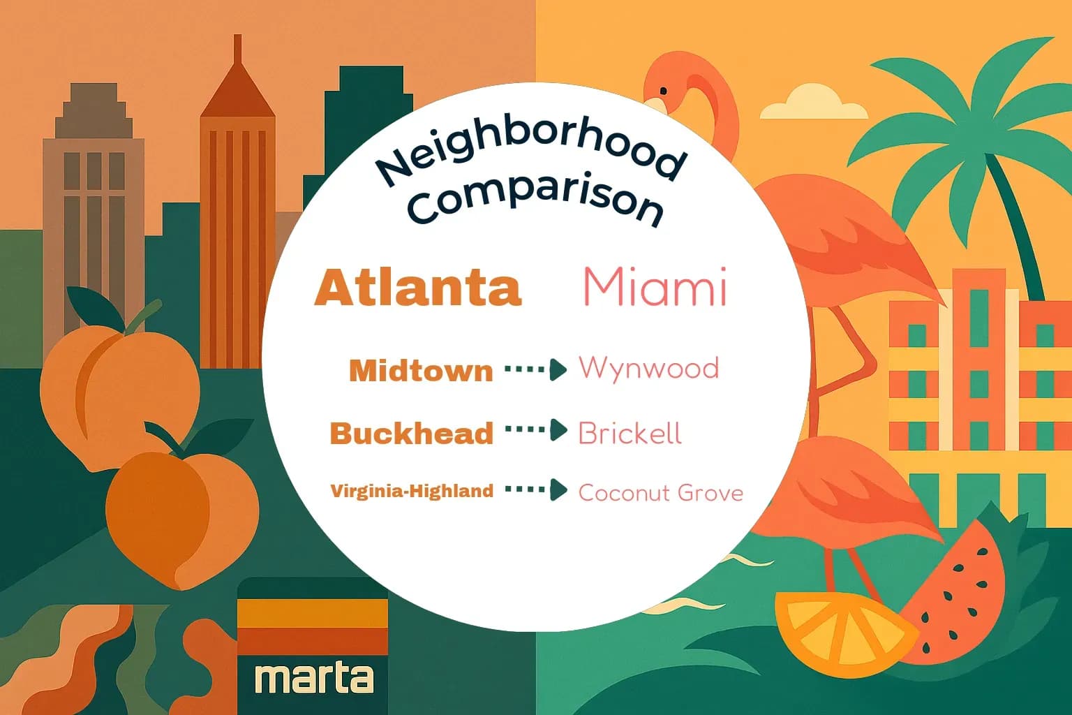 Atlanta vs Miami Neighborhood Comparison