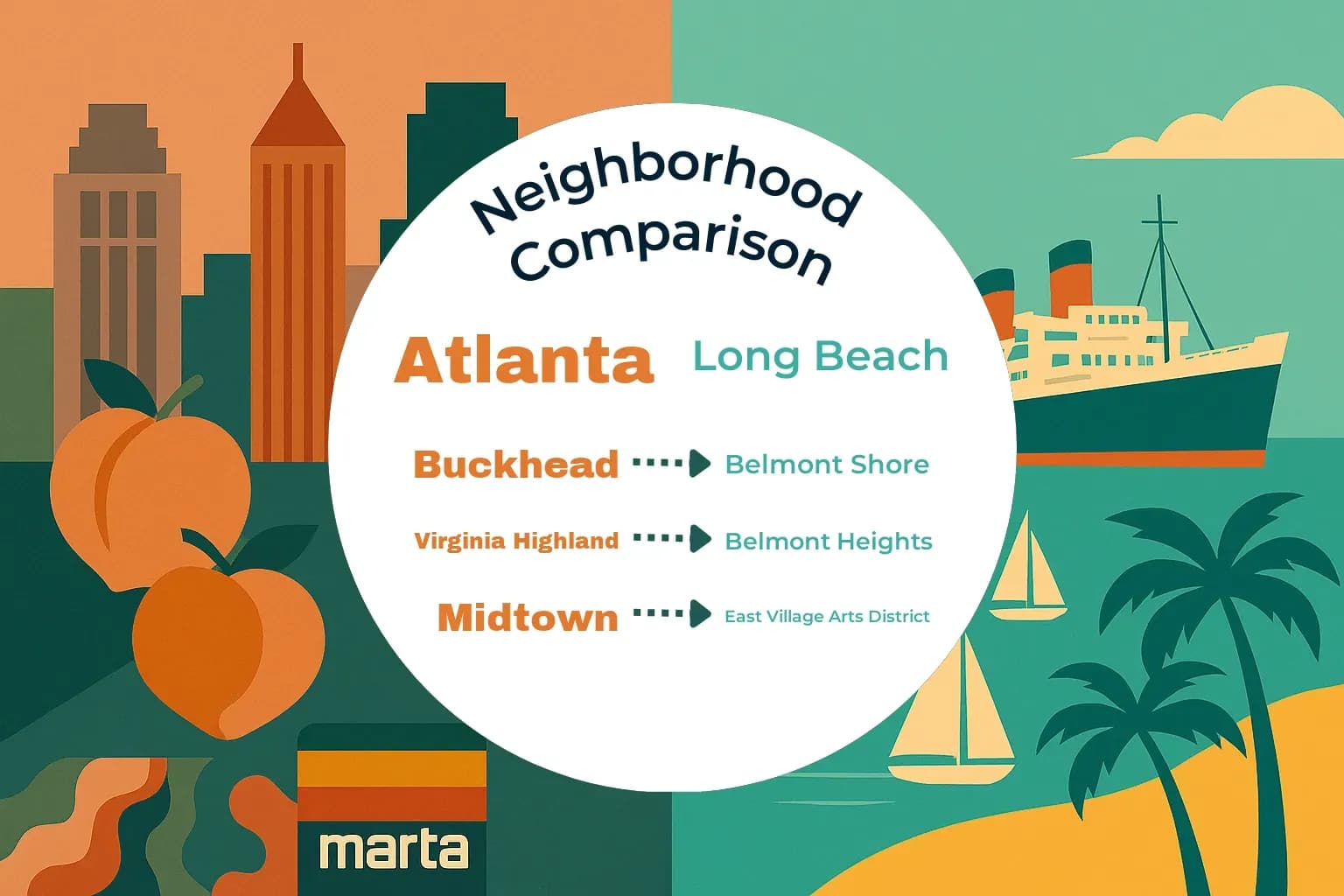 Atlanta vs Long Beach Neighborhood Comparison