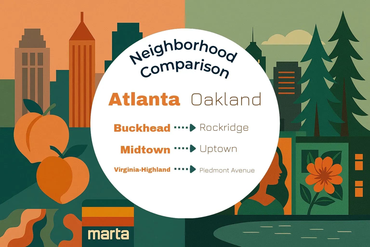 Atlanta vs Oakland Neighborhood Comparison