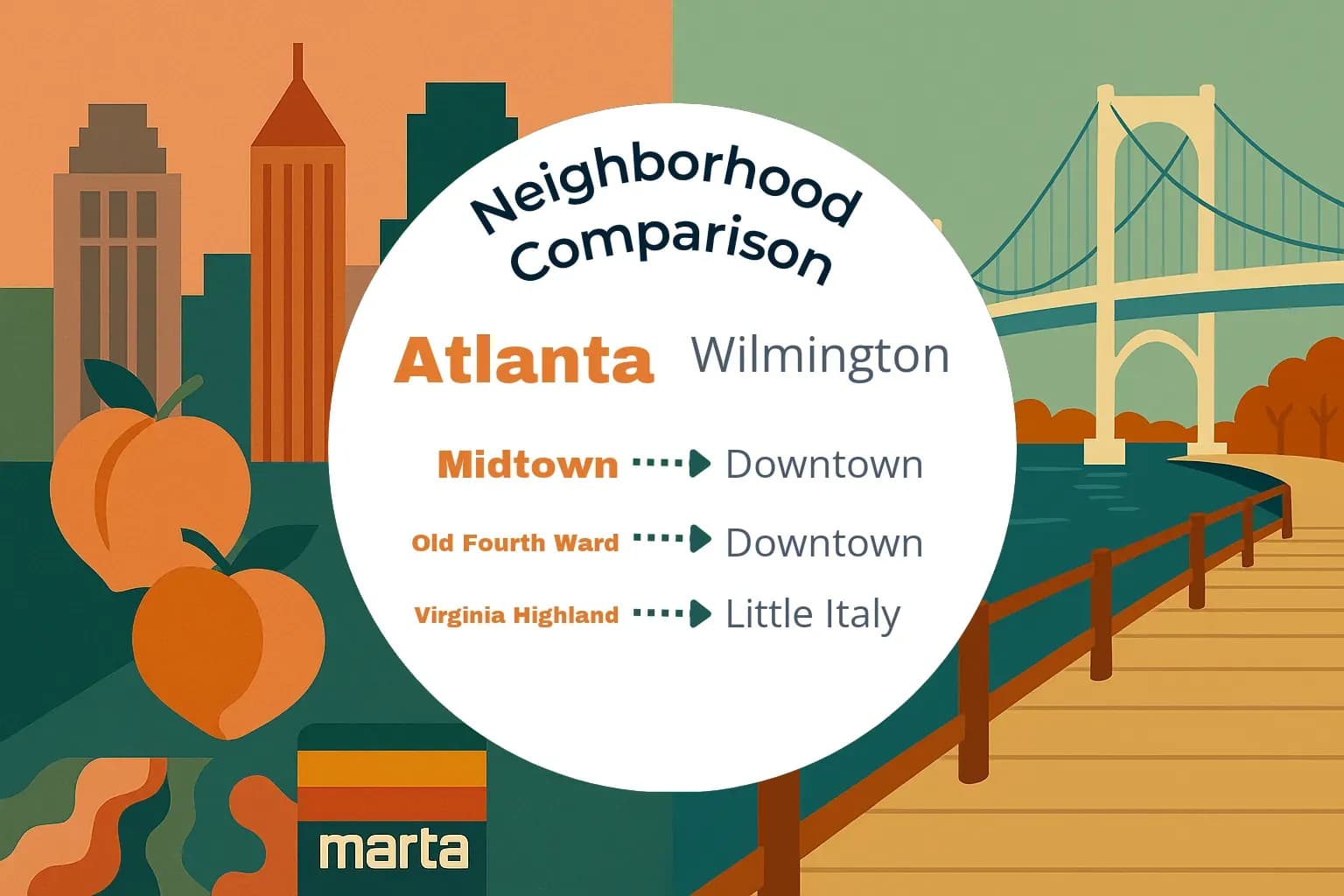 Atlanta vs Wilmington Neighborhood Comparison