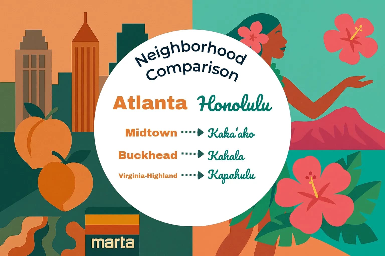 Atlanta vs Honolulu Neighborhood Comparison