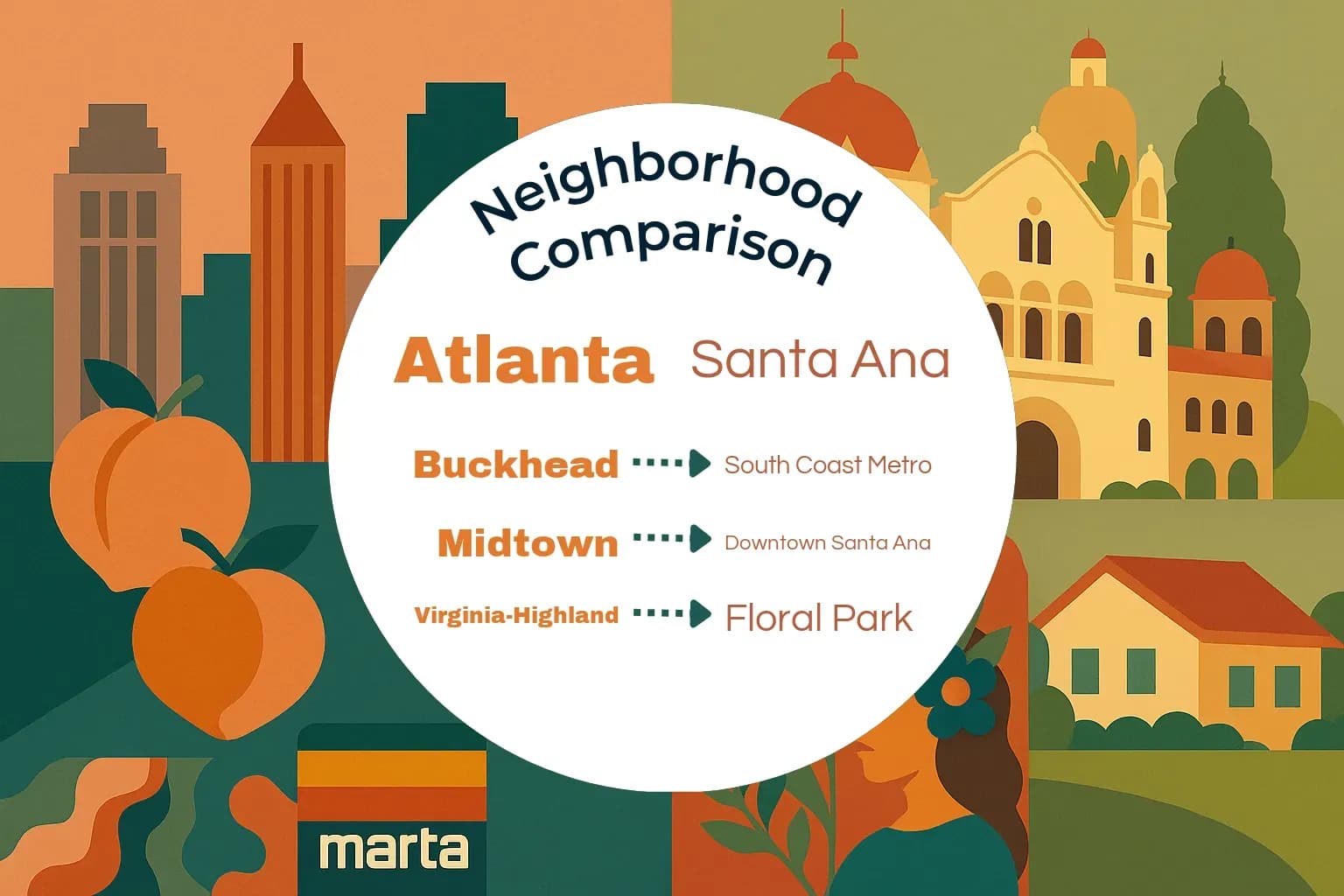 Atlanta vs Santa Ana Neighborhood Comparison