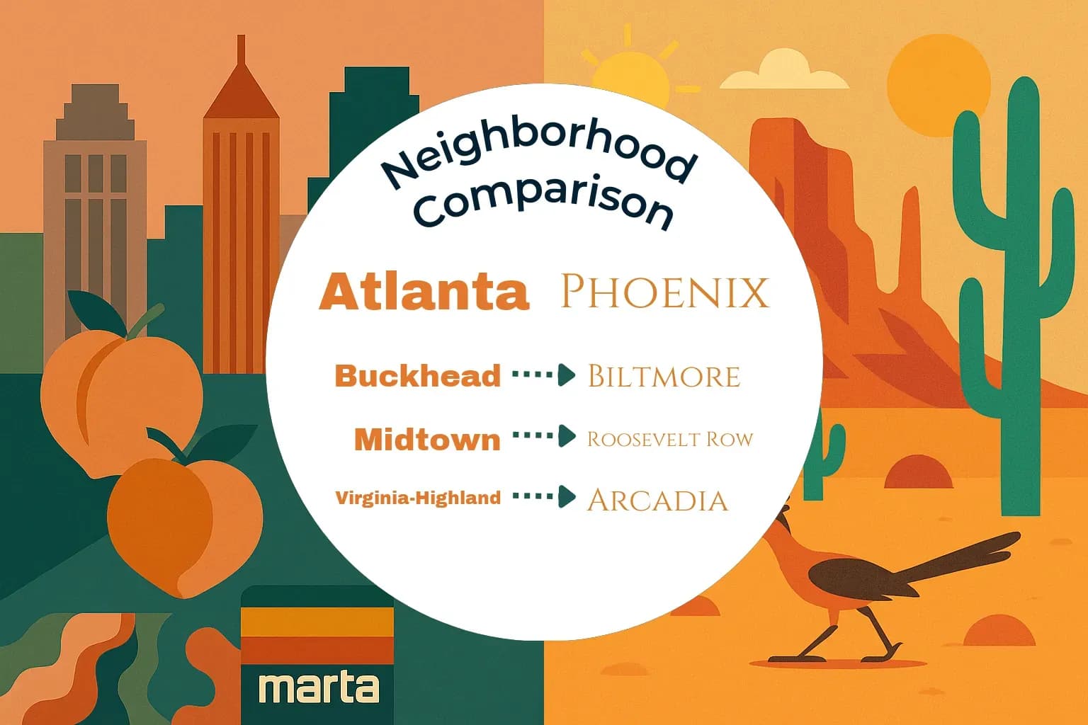Atlanta vs Phoenix Neighborhood Comparison