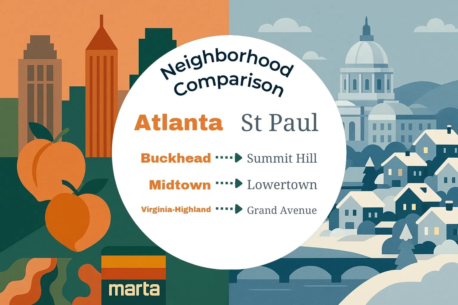 Atlanta vs St. Paul Neighborhood Comparison