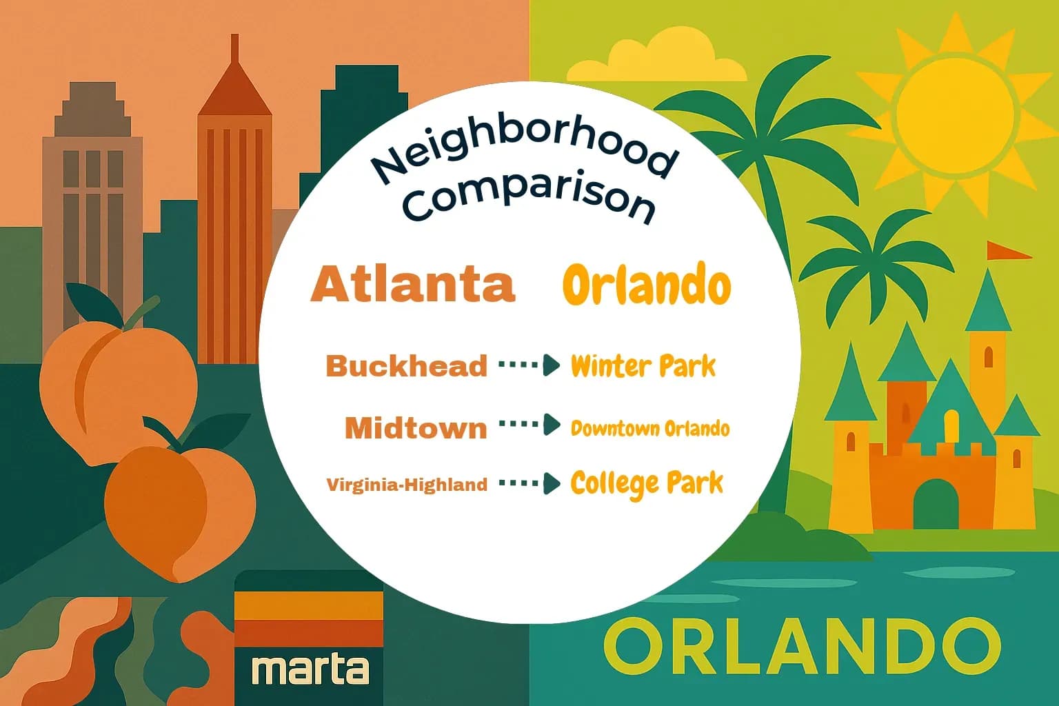Atlanta vs Orlando Neighborhood Comparison