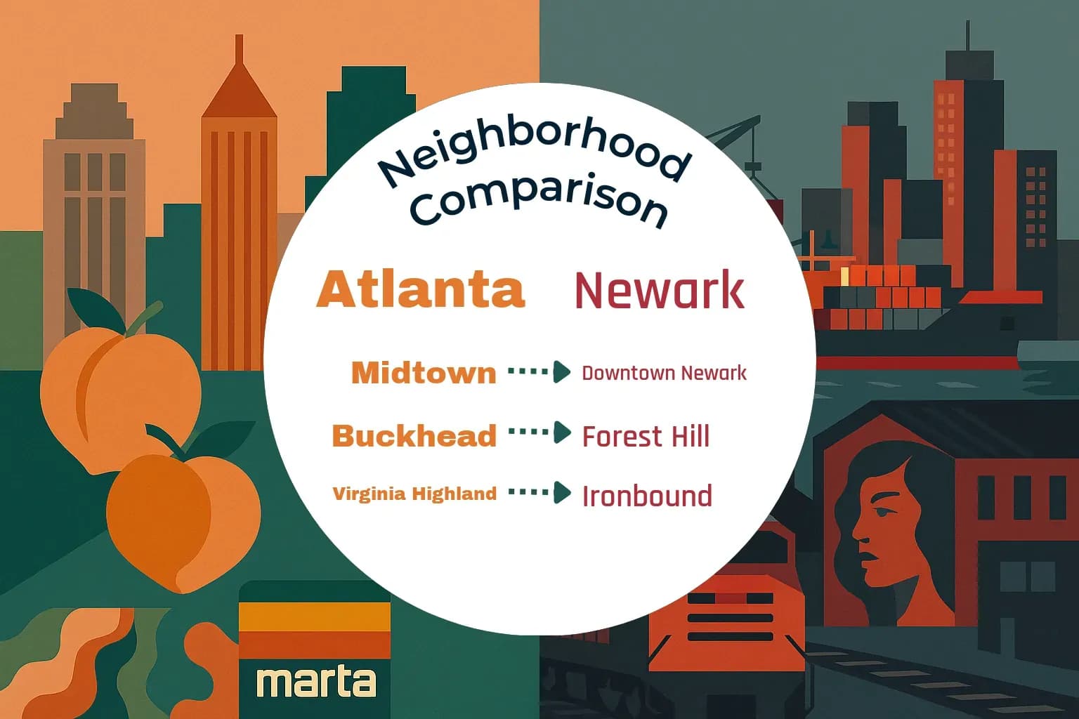 Atlanta vs Newark Neighborhood Comparison