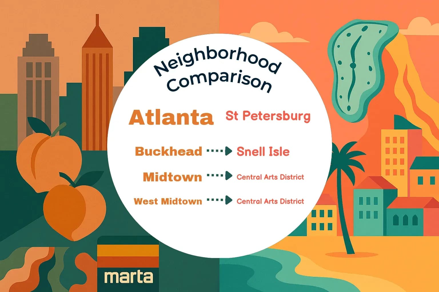 Atlanta vs St. Petersburg Neighborhood Comparison