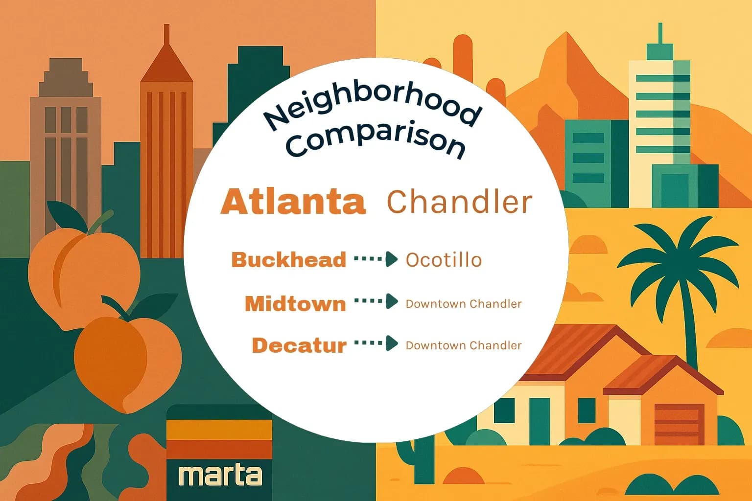 Atlanta vs Chandler Neighborhood Comparison