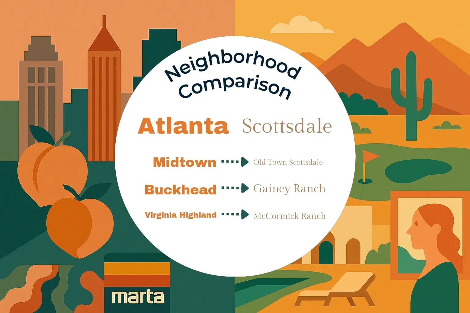Atlanta vs Scottsdale Neighborhood Comparison