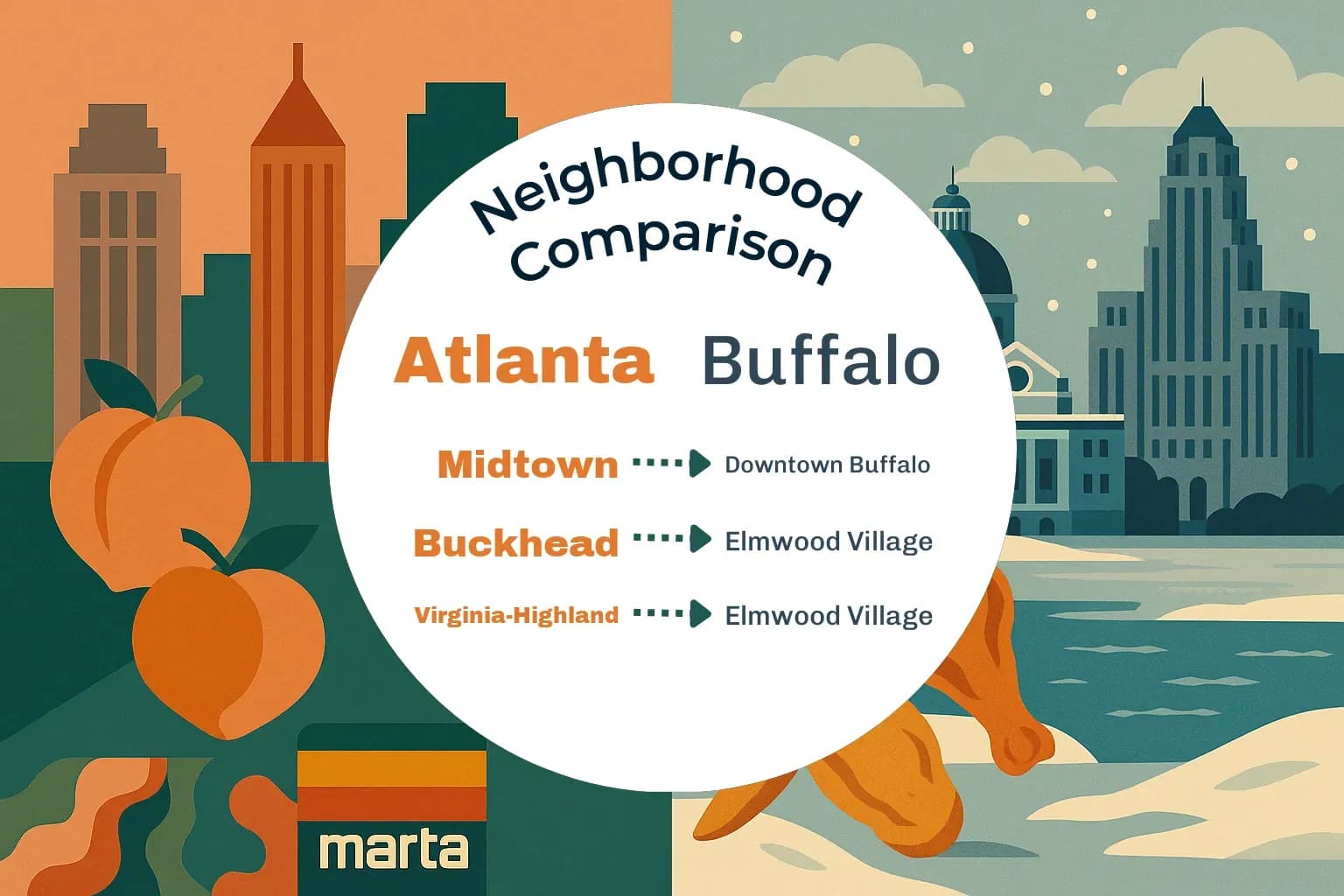 Atlanta vs Buffalo Neighborhood Comparison
