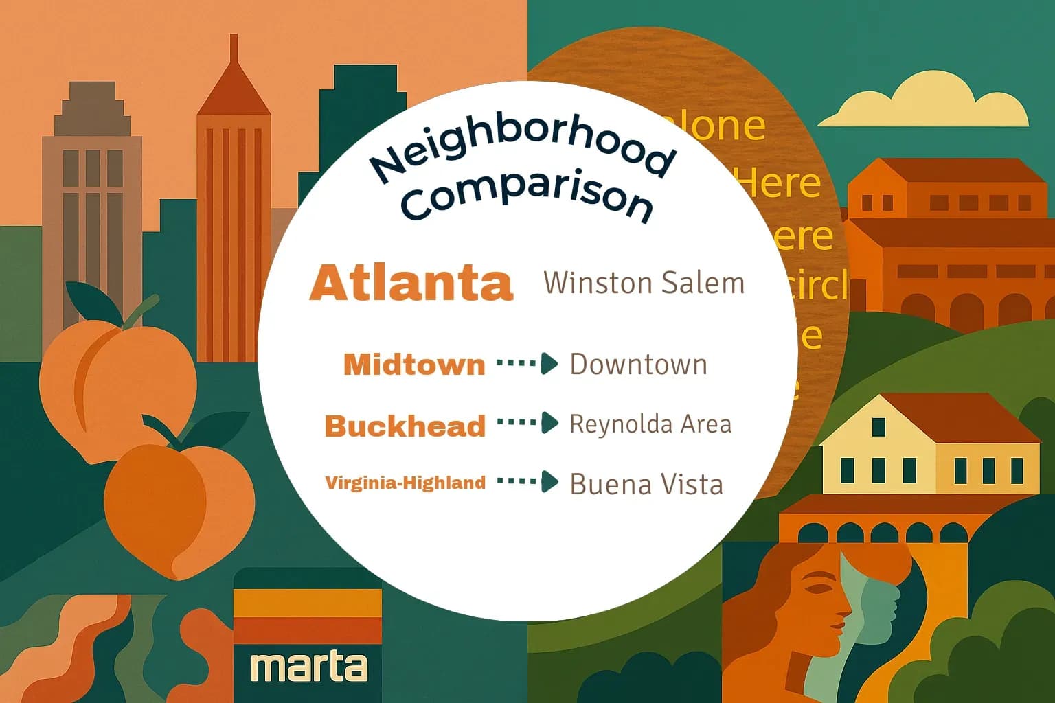 Atlanta vs Winston Salem Neighborhood Comparison