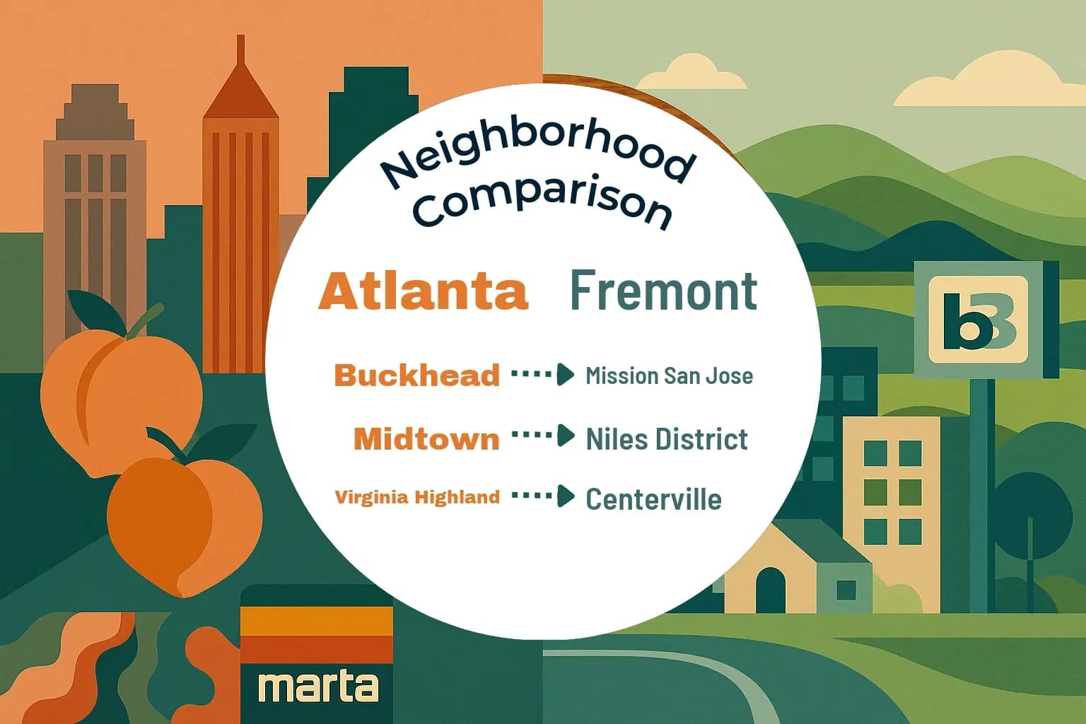 Atlanta vs Fremont Neighborhood Comparison