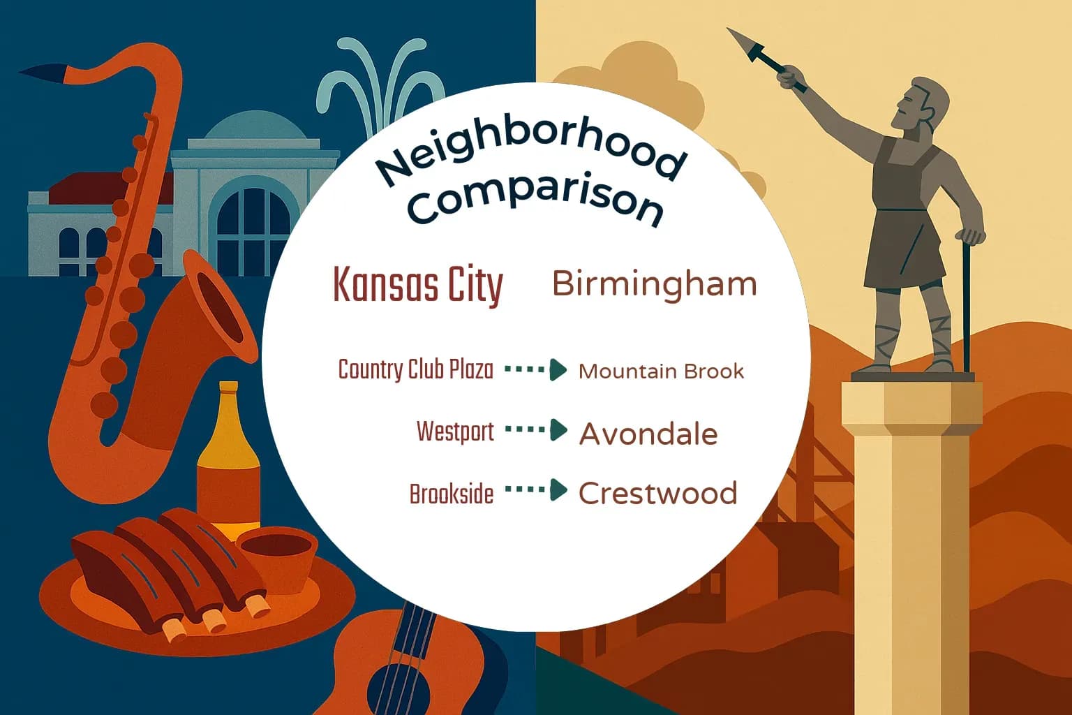 Kansas City vs Birmingham Neighborhood Comparison