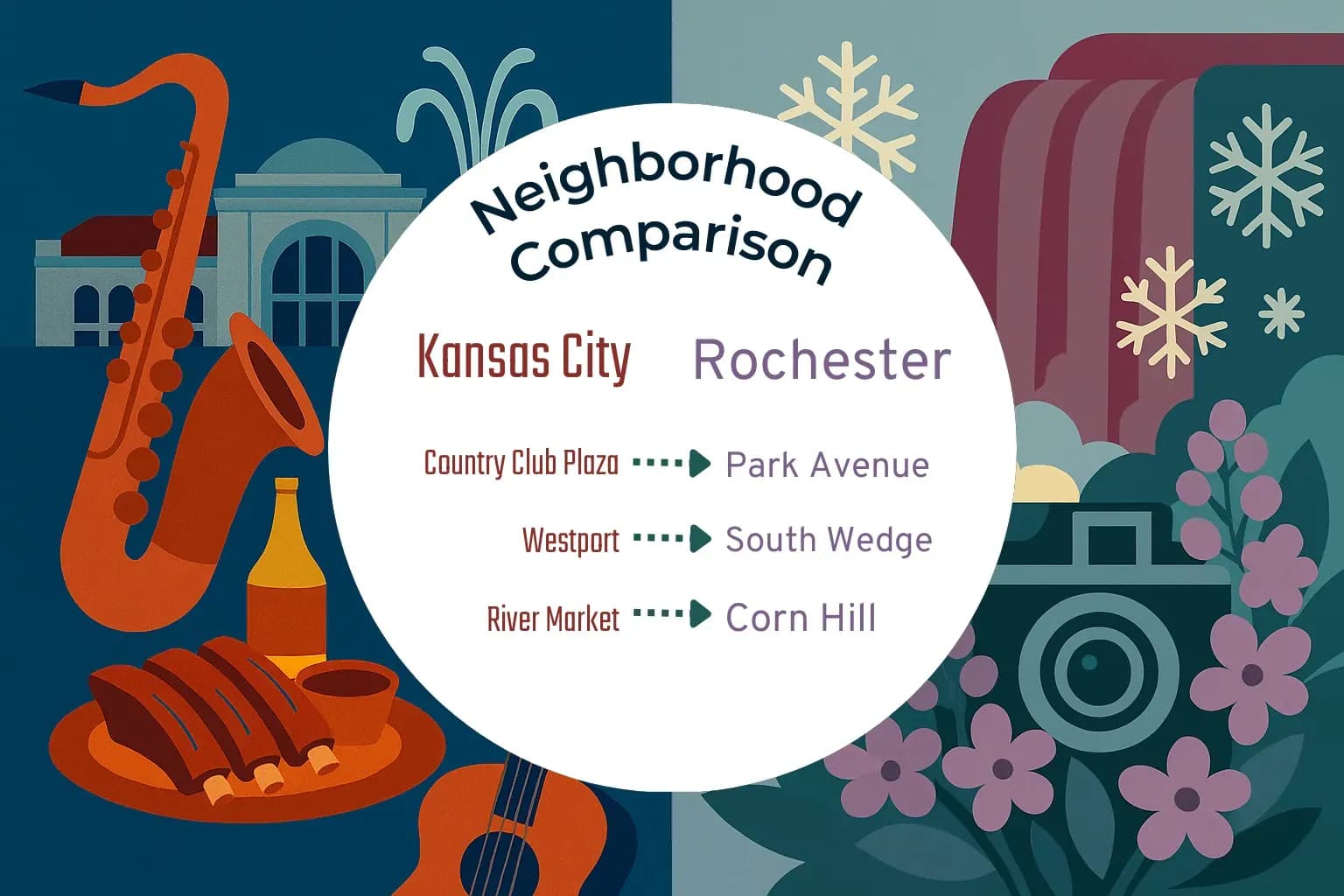 Kansas City vs Rochester Neighborhood Comparison