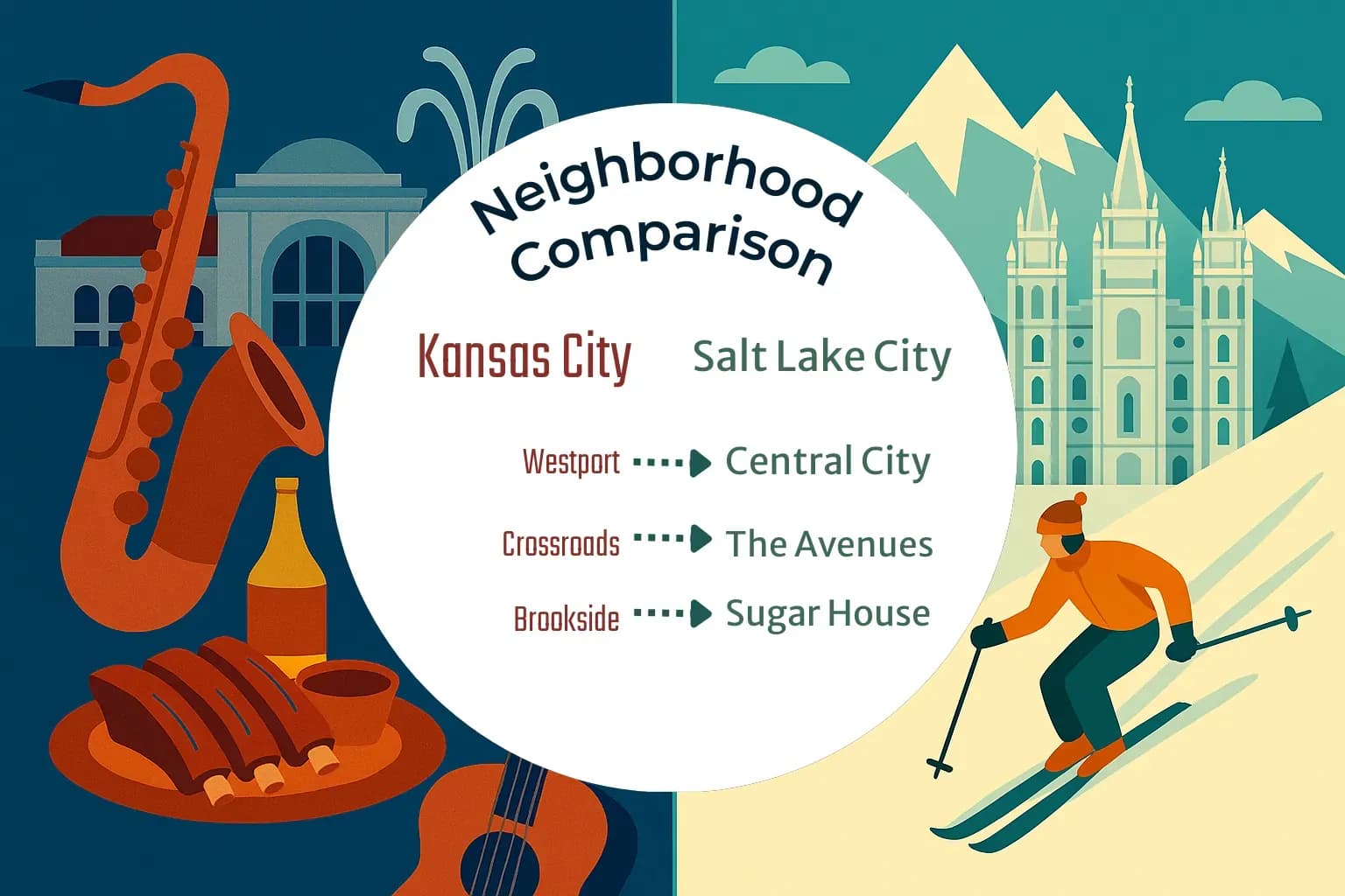 Kansas City vs Salt Lake City Neighborhood Comparison